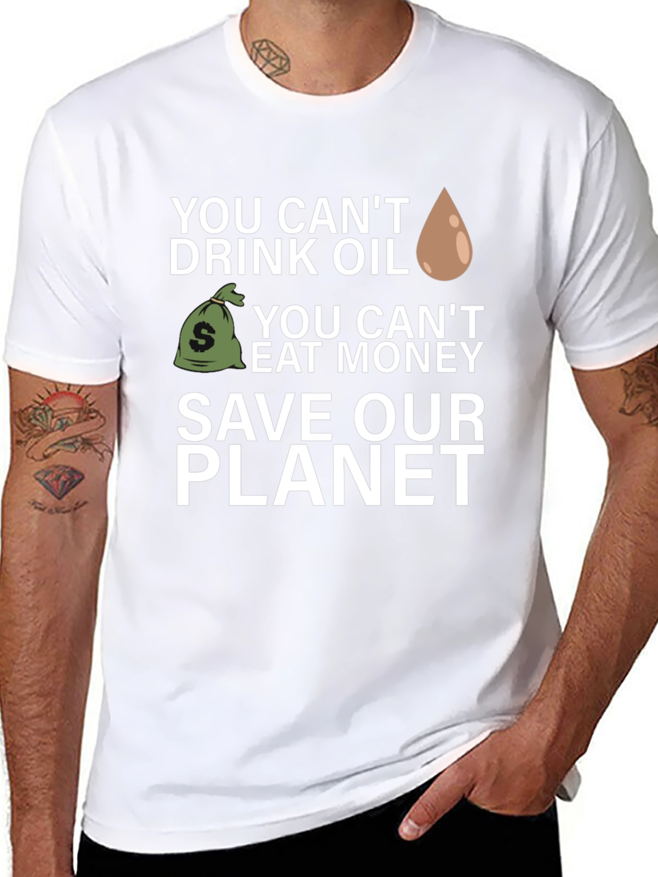 Save Our Planet Graphic T-Shirt