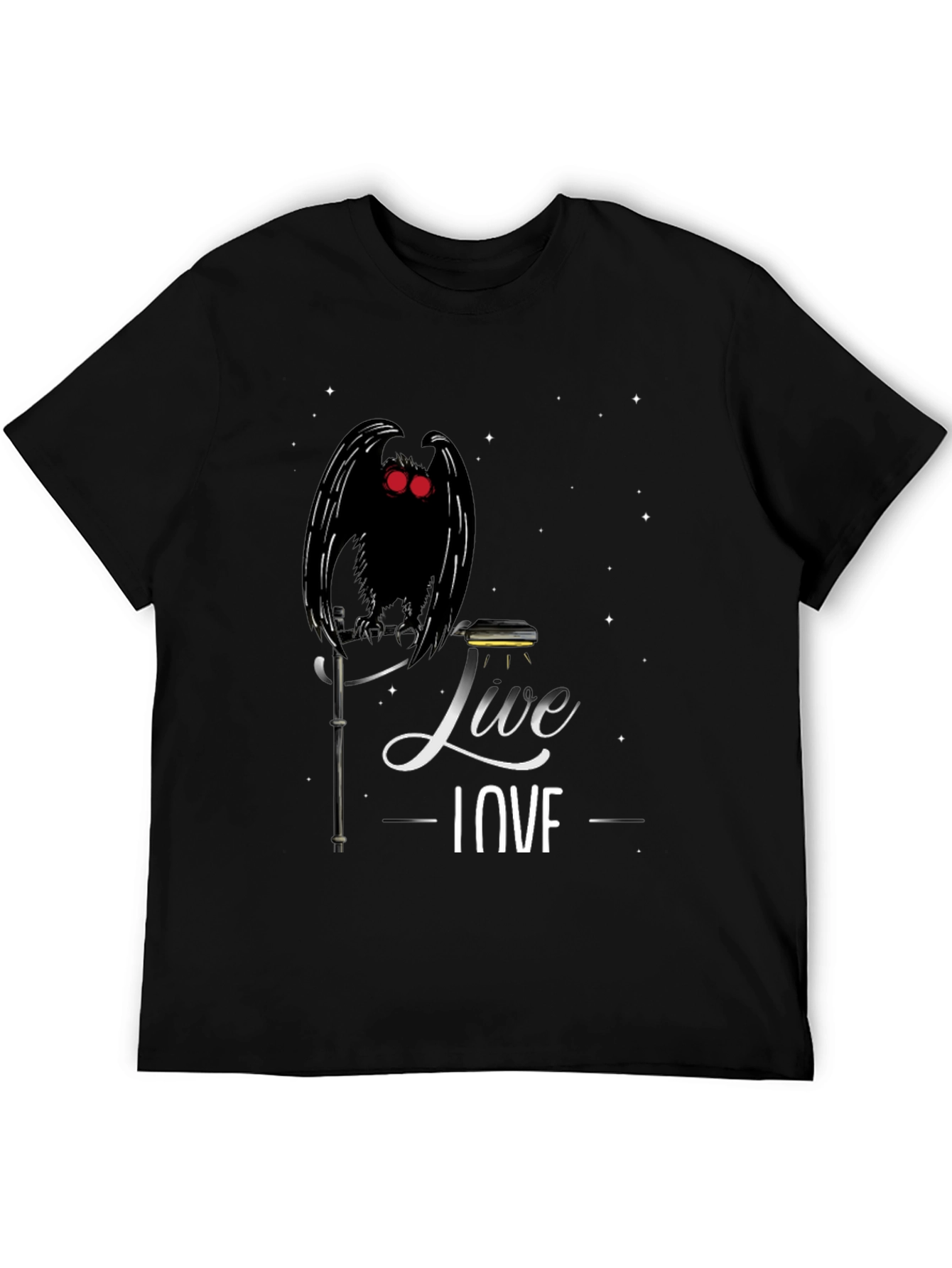 Mothman Live Love Graphic Tee