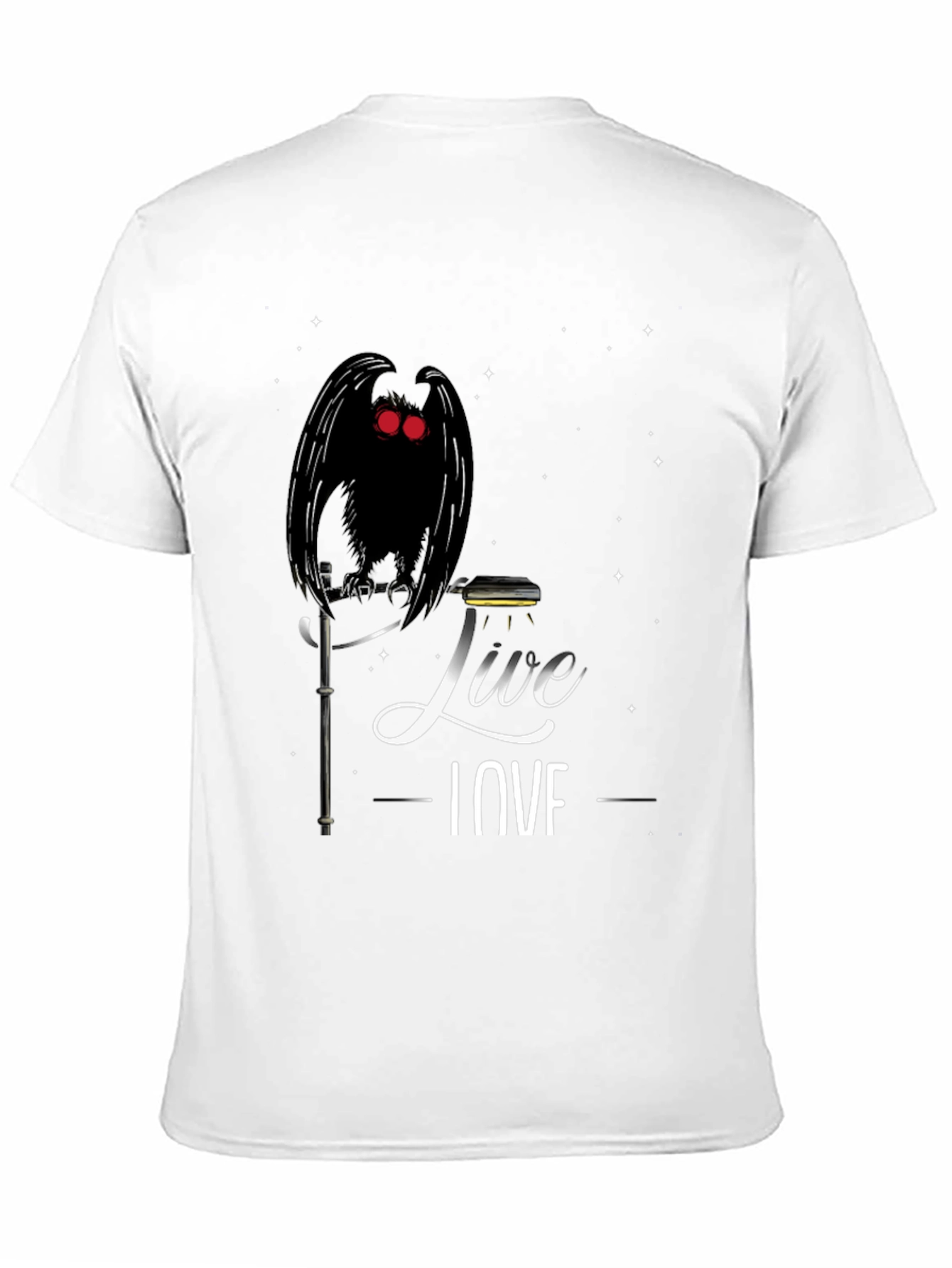 Mothman Live Love Graphic Tee