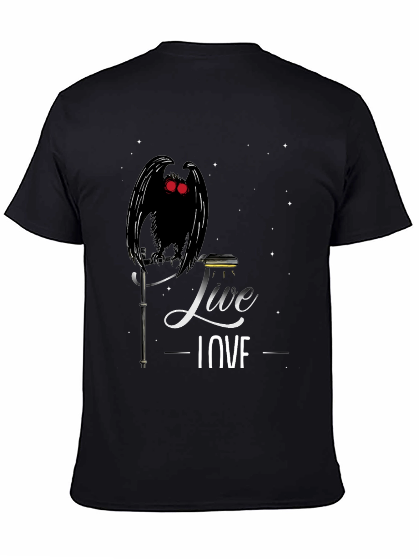 Mothman Live Love Graphic Tee