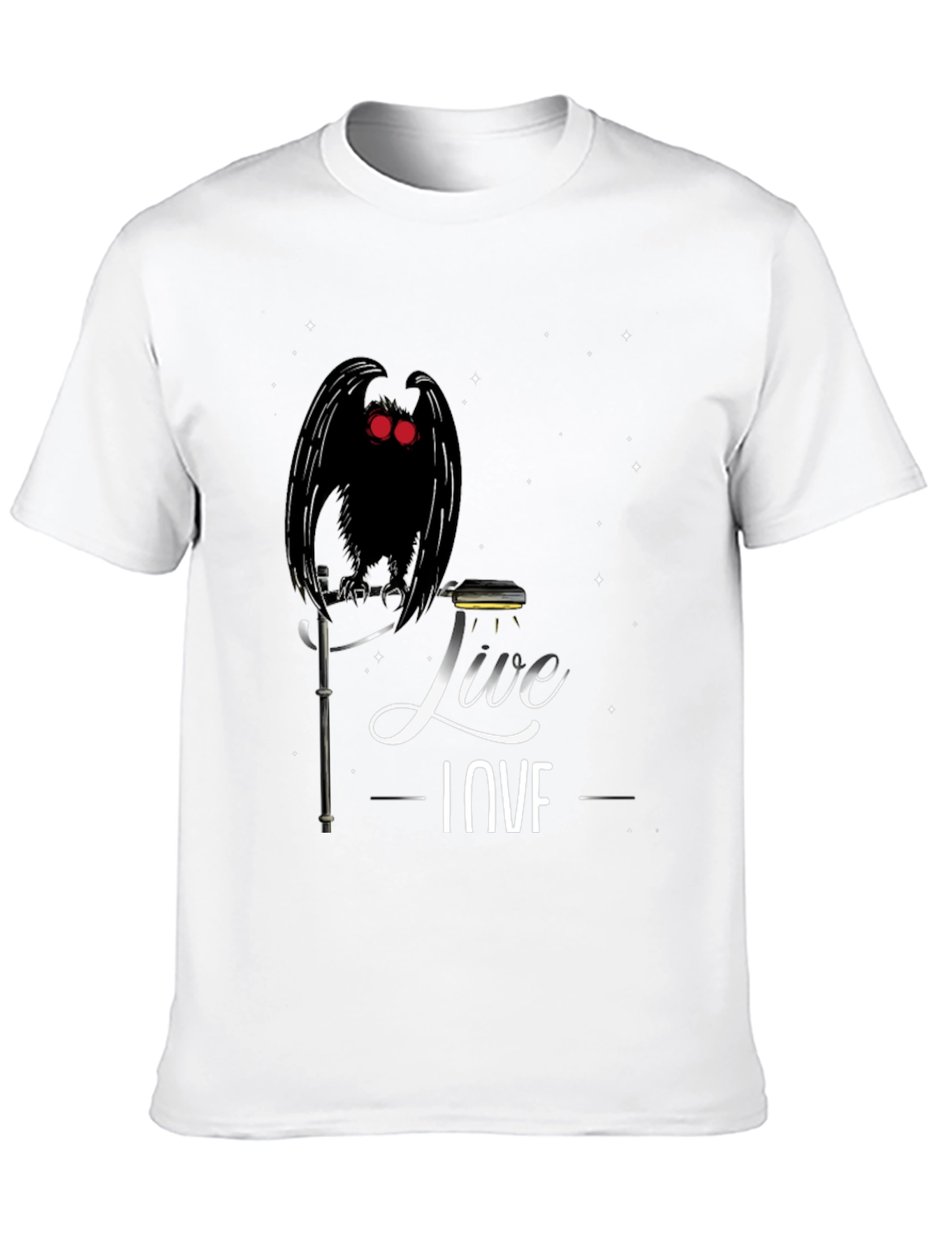 Mothman Live Love Graphic Tee