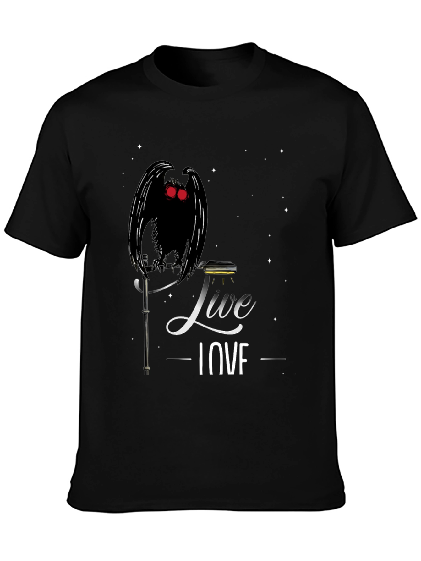 Mothman Live Love Graphic Tee