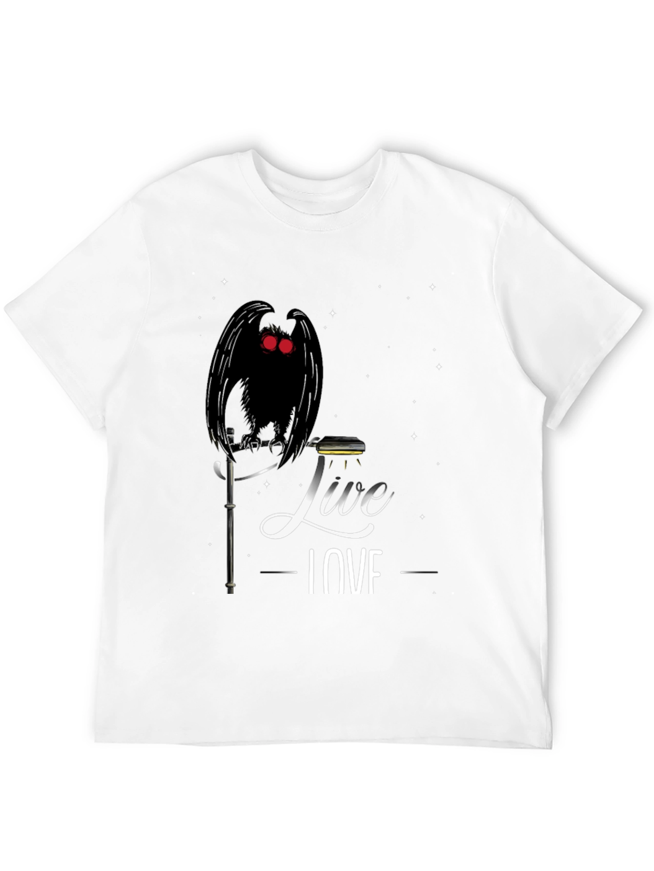 Mothman Live Love Graphic Tee