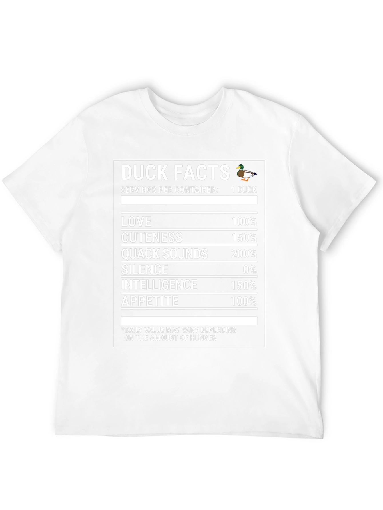 Duck Facts T-Shirt - Funny Novelty Tee