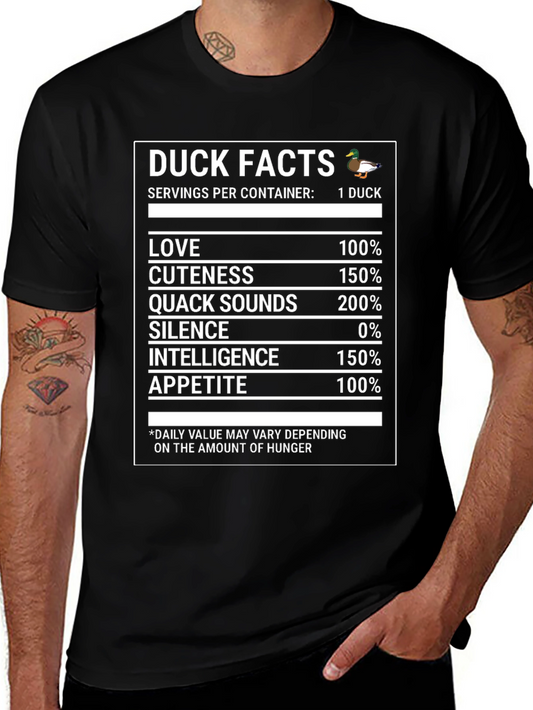 Duck Facts T-Shirt - Funny Novelty Tee