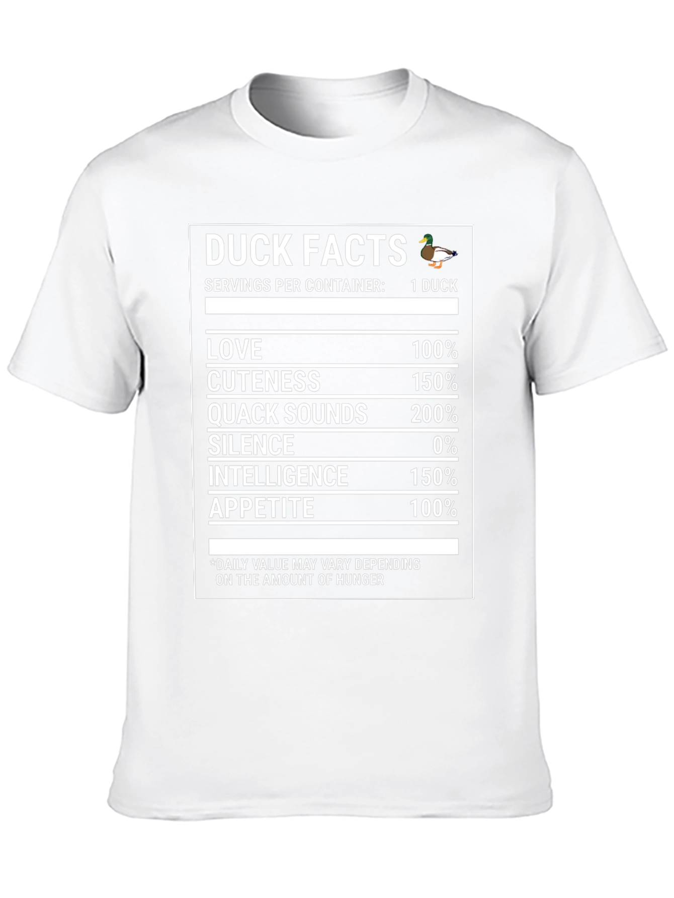 Duck Facts T-Shirt - Funny Novelty Tee