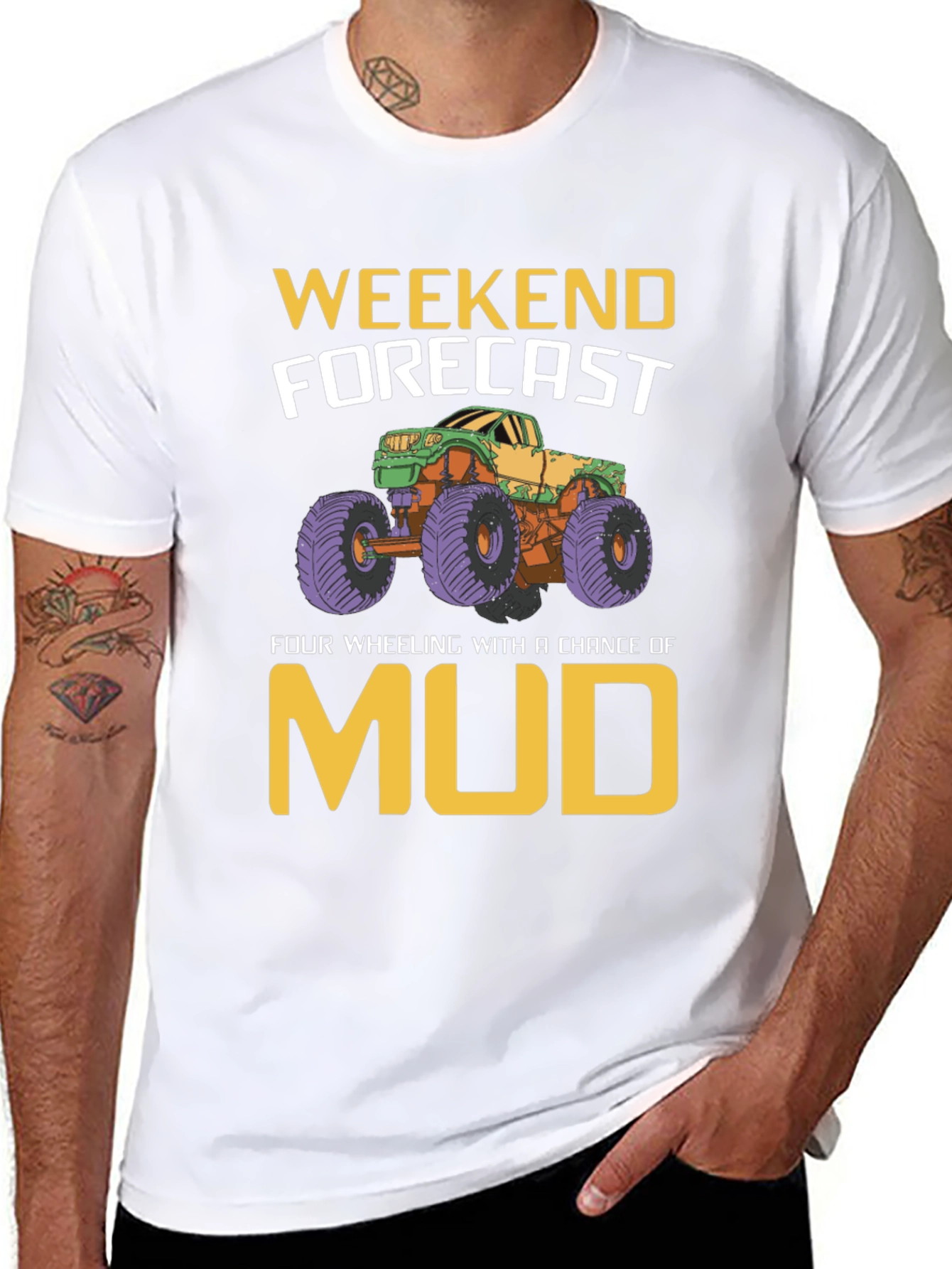 Weekend Forecast Mudding T-Shirt