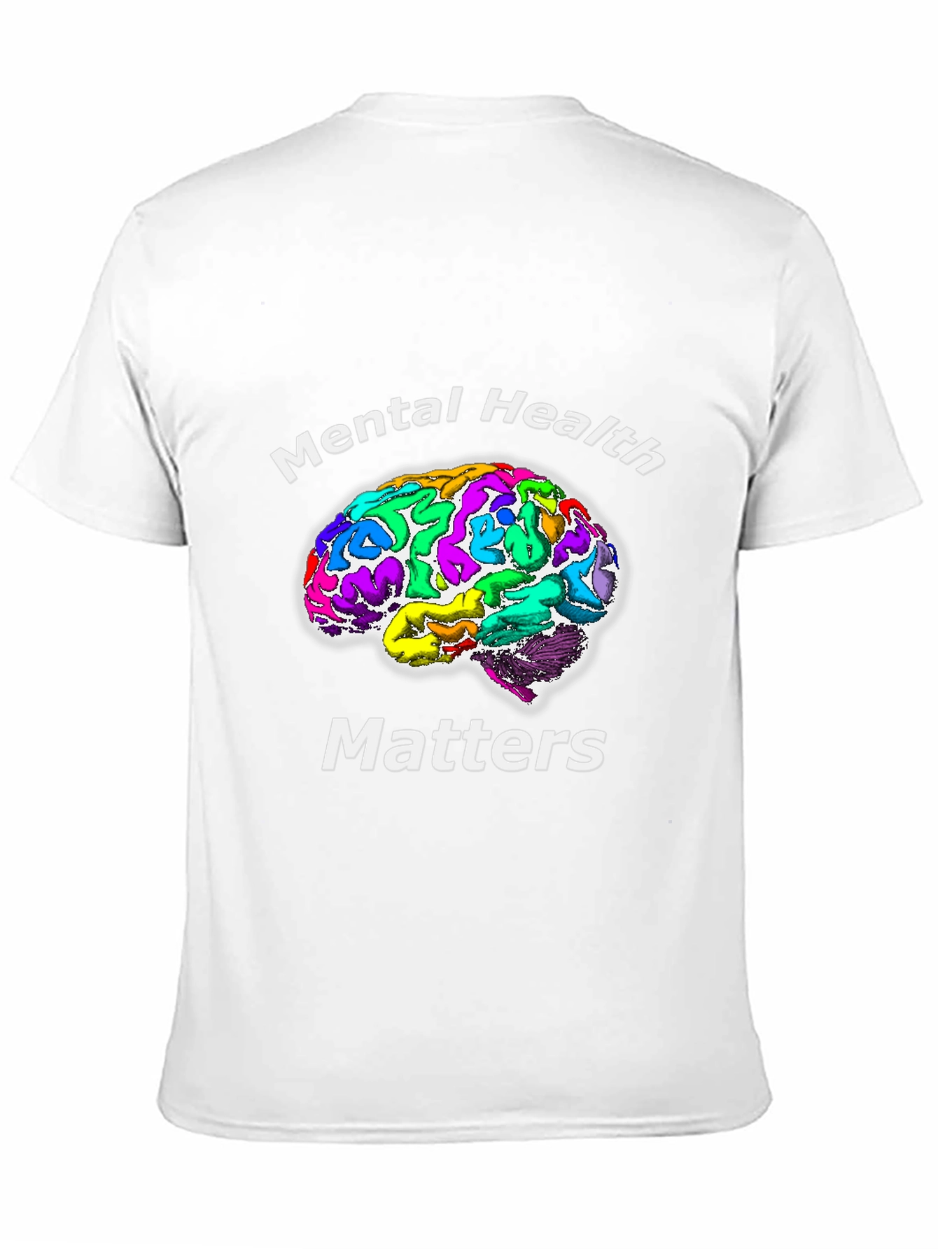 Mental Health Matters T-Shirt Brain Graphic Tee