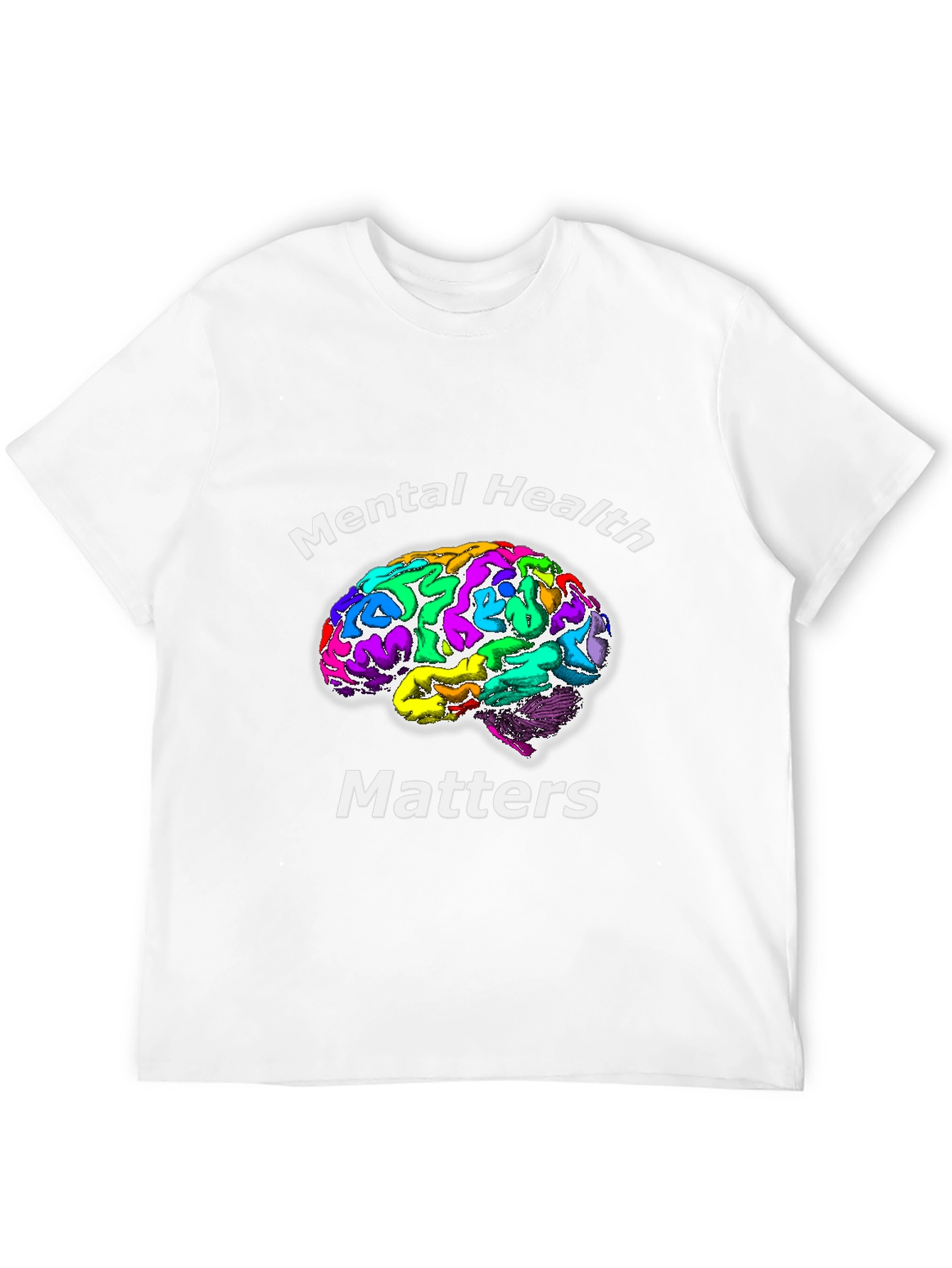 Mental Health Matters T-Shirt Brain Graphic Tee