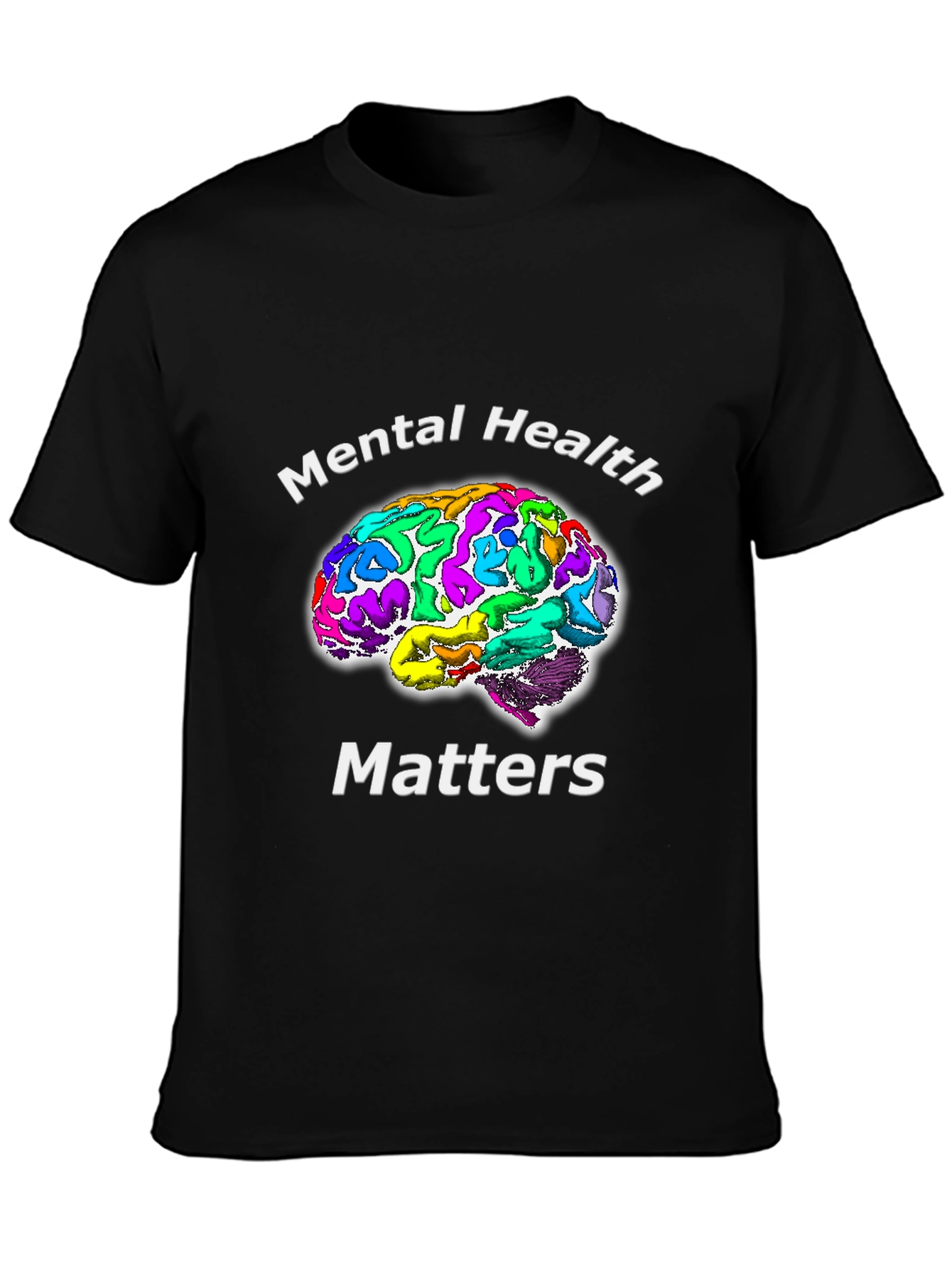 Mental Health Matters T-Shirt Brain Graphic Tee