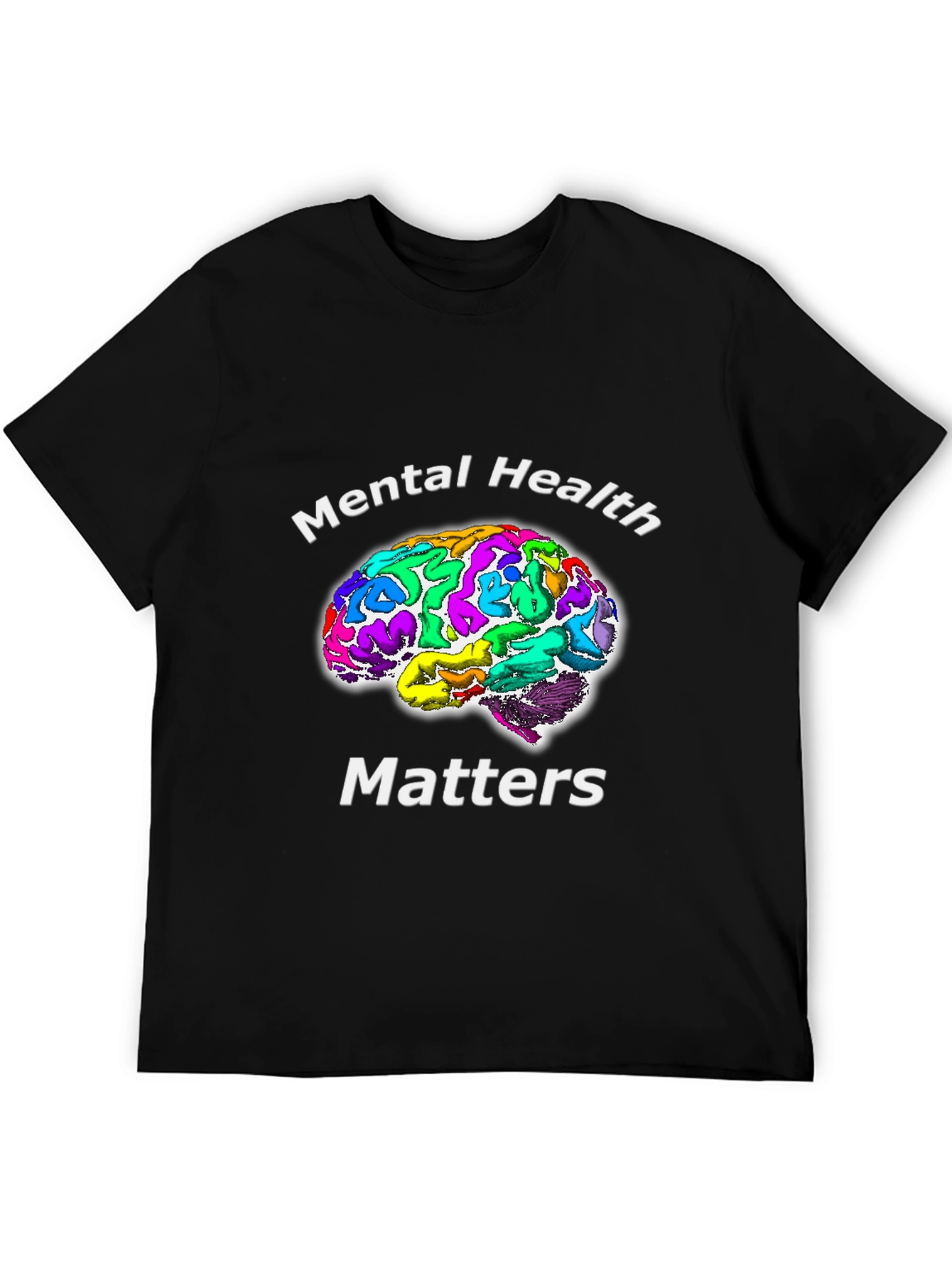 Mental Health Matters T-Shirt Brain Graphic Tee