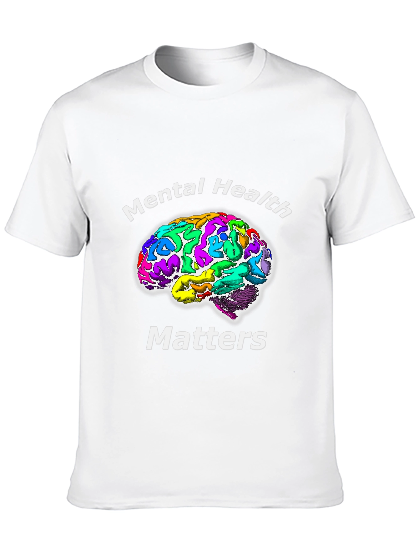 Mental Health Matters T-Shirt Brain Graphic Tee