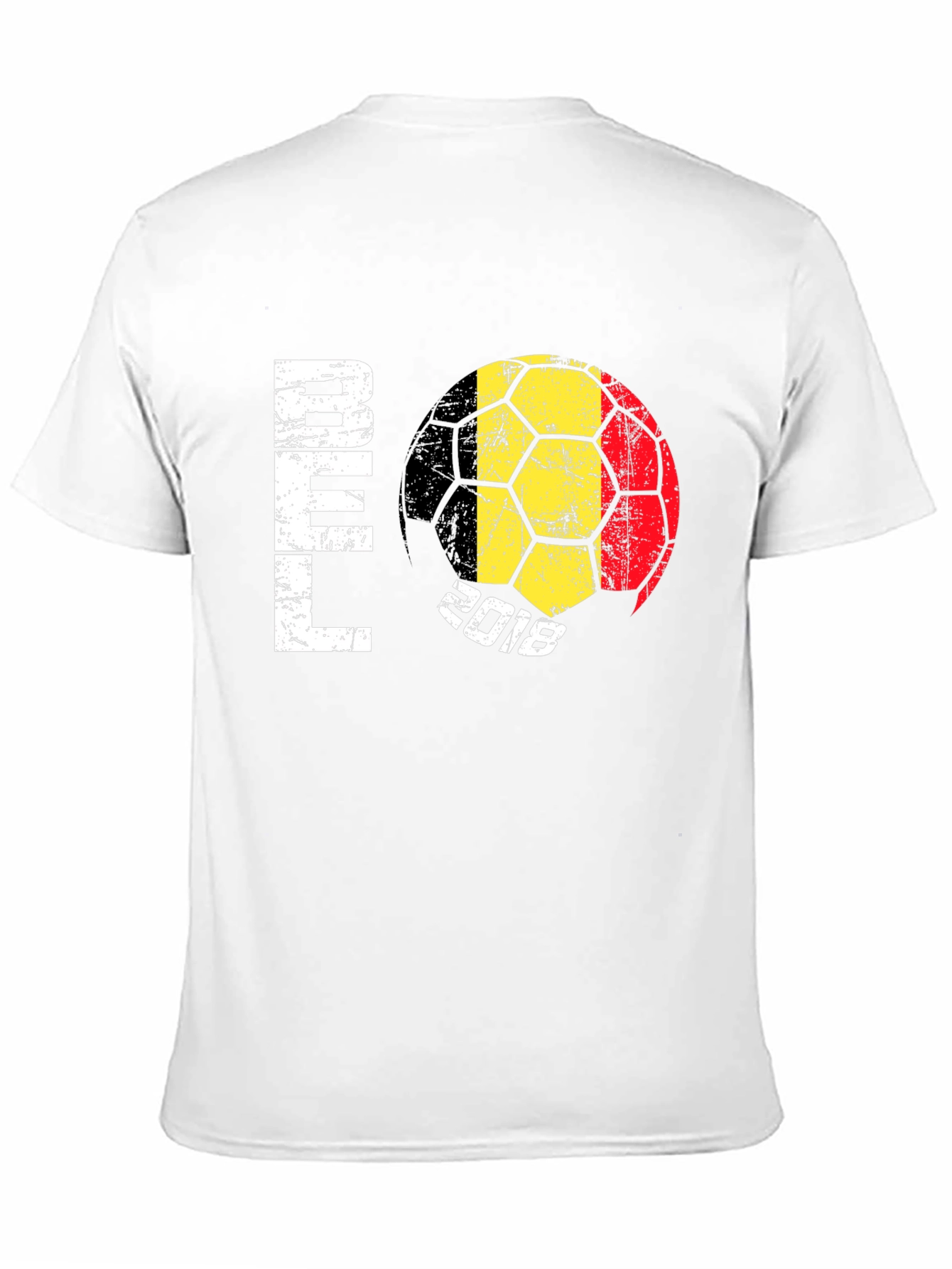 Belgium Soccer 2018 Black T-Shirt