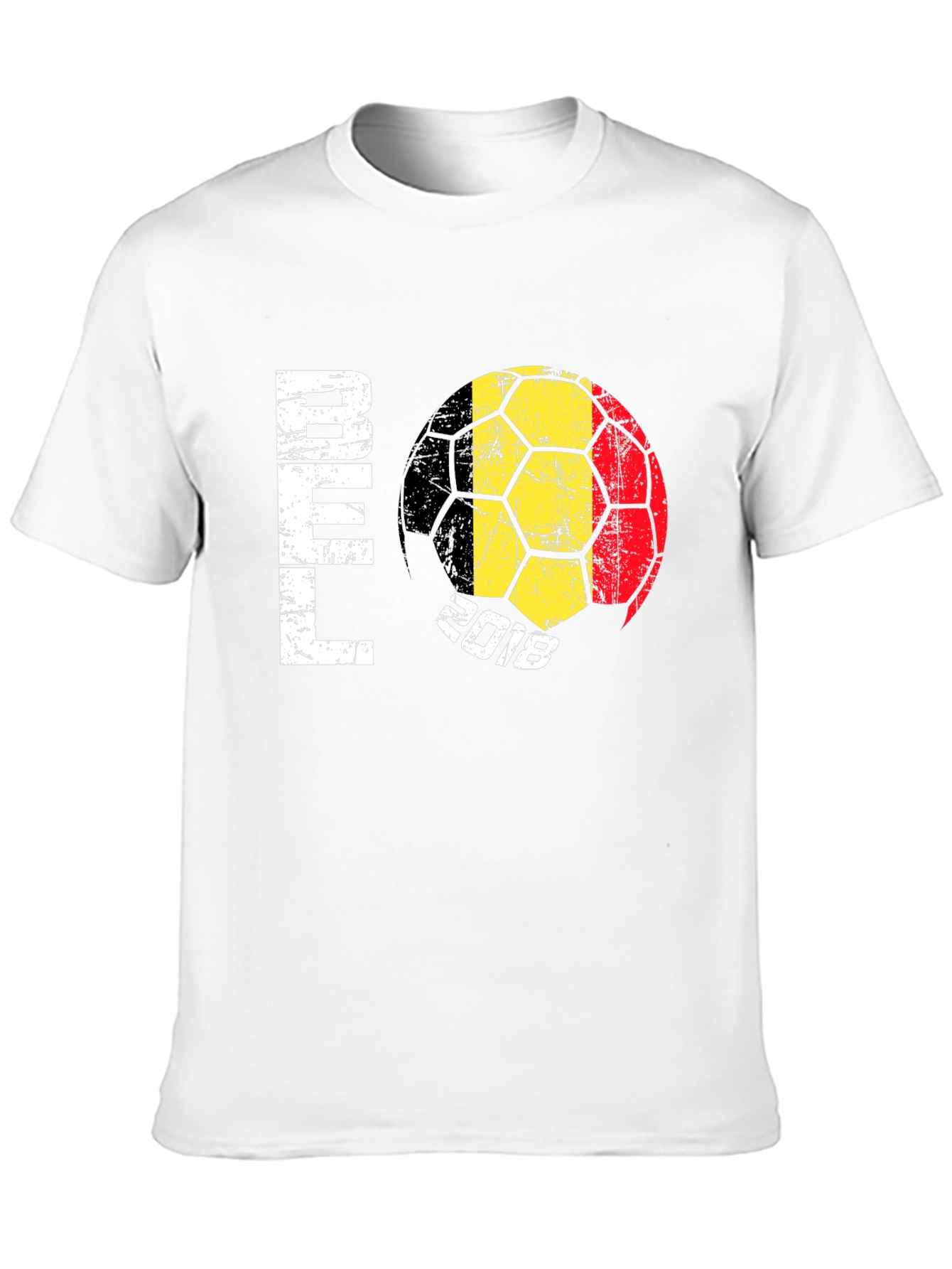 Belgium Soccer 2018 Black T-Shirt