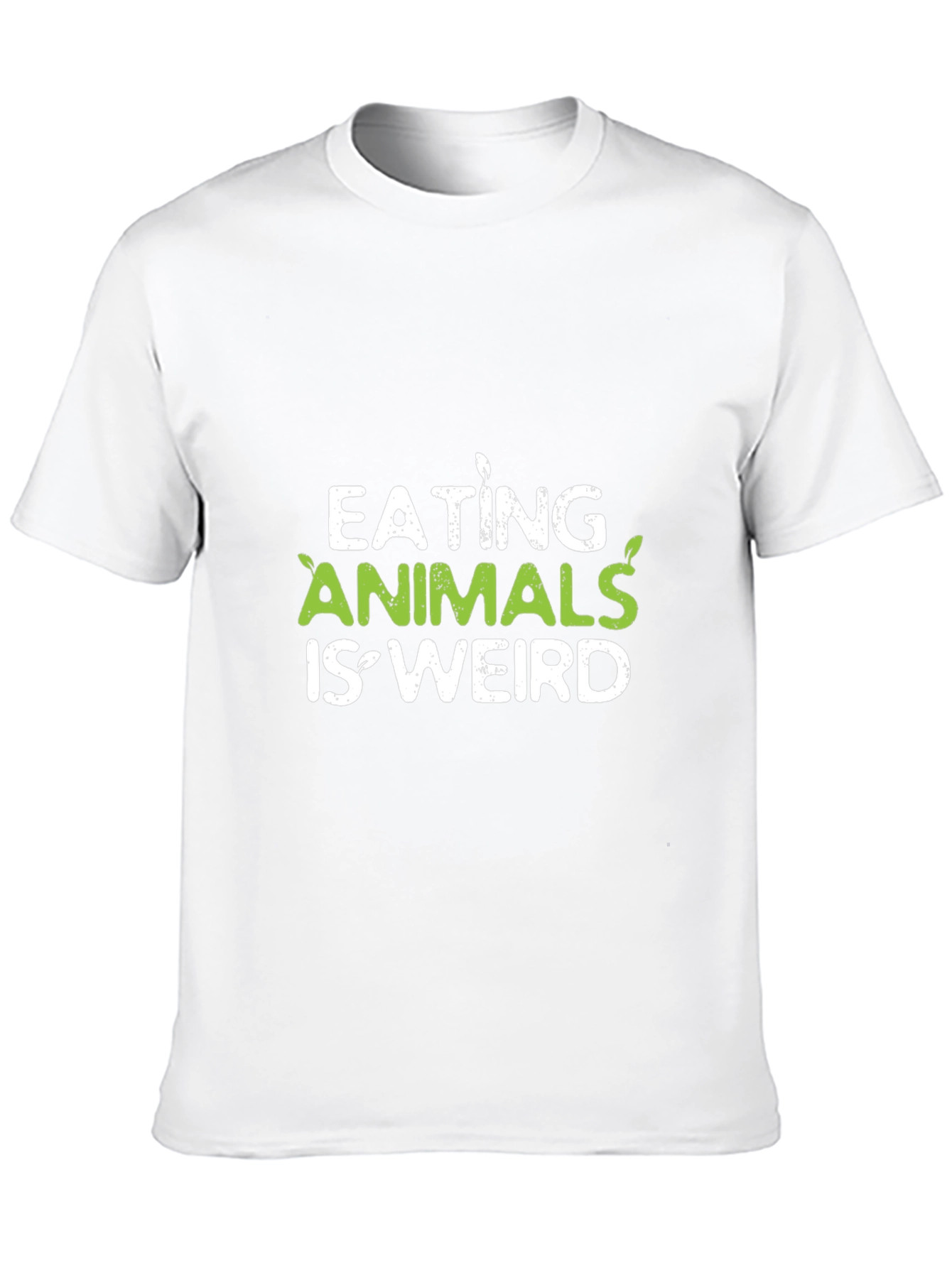 Vegan Slogan Tee - Eating Animals Is Weird