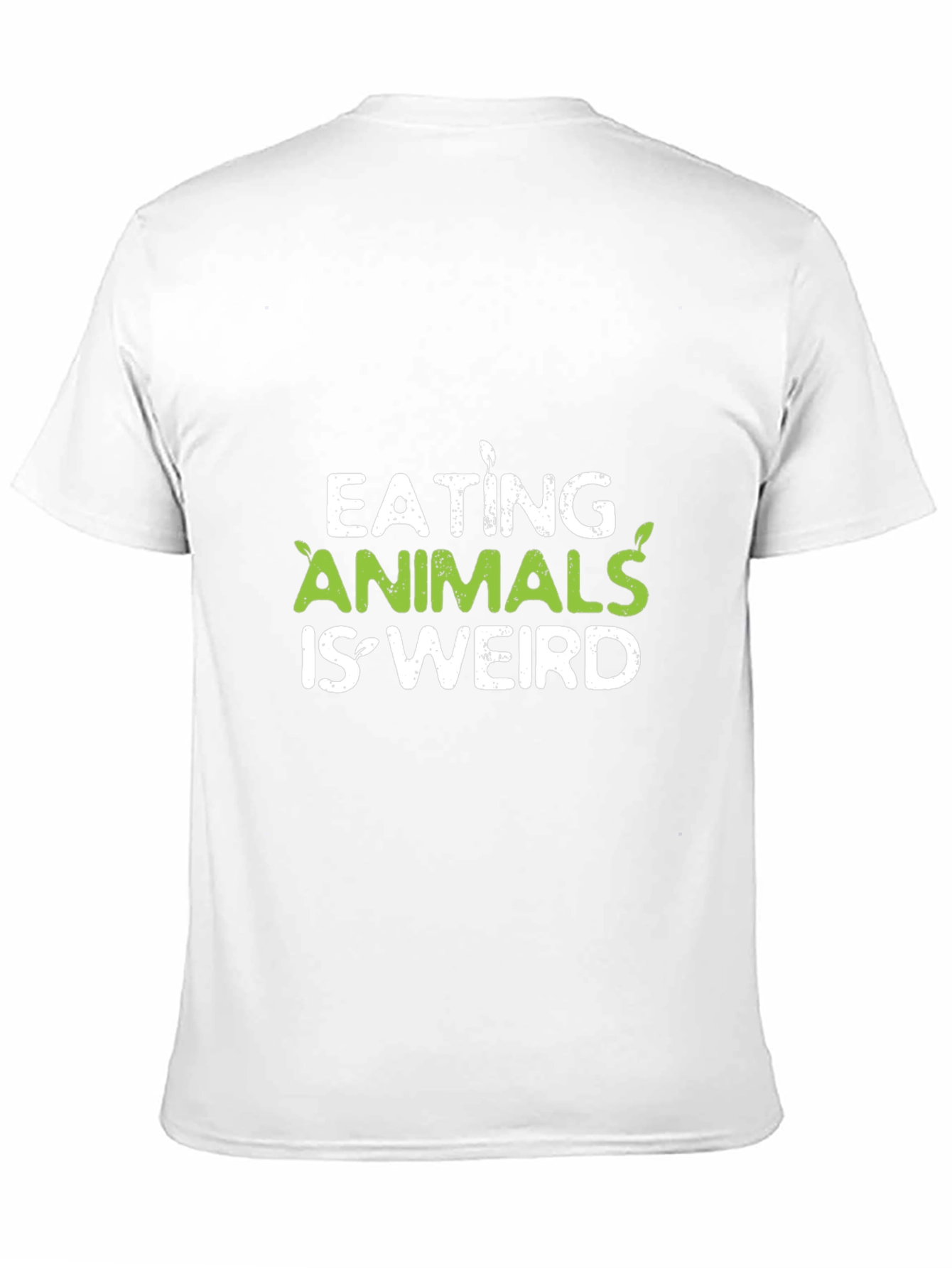 Vegan Slogan Tee - Eating Animals Is Weird