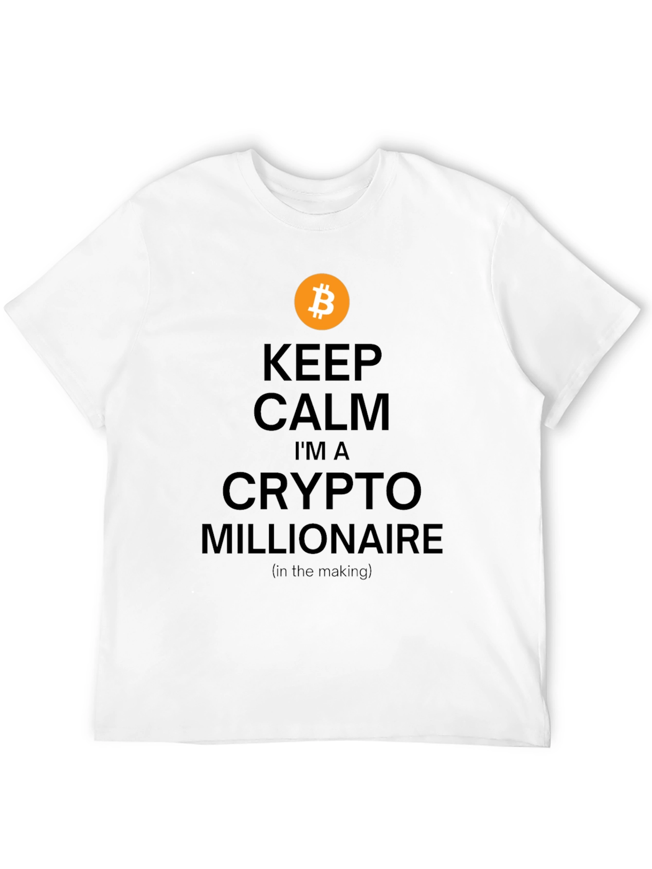 Bitcoin Crypto Millionaire T-Shirt - Keep Calm Style