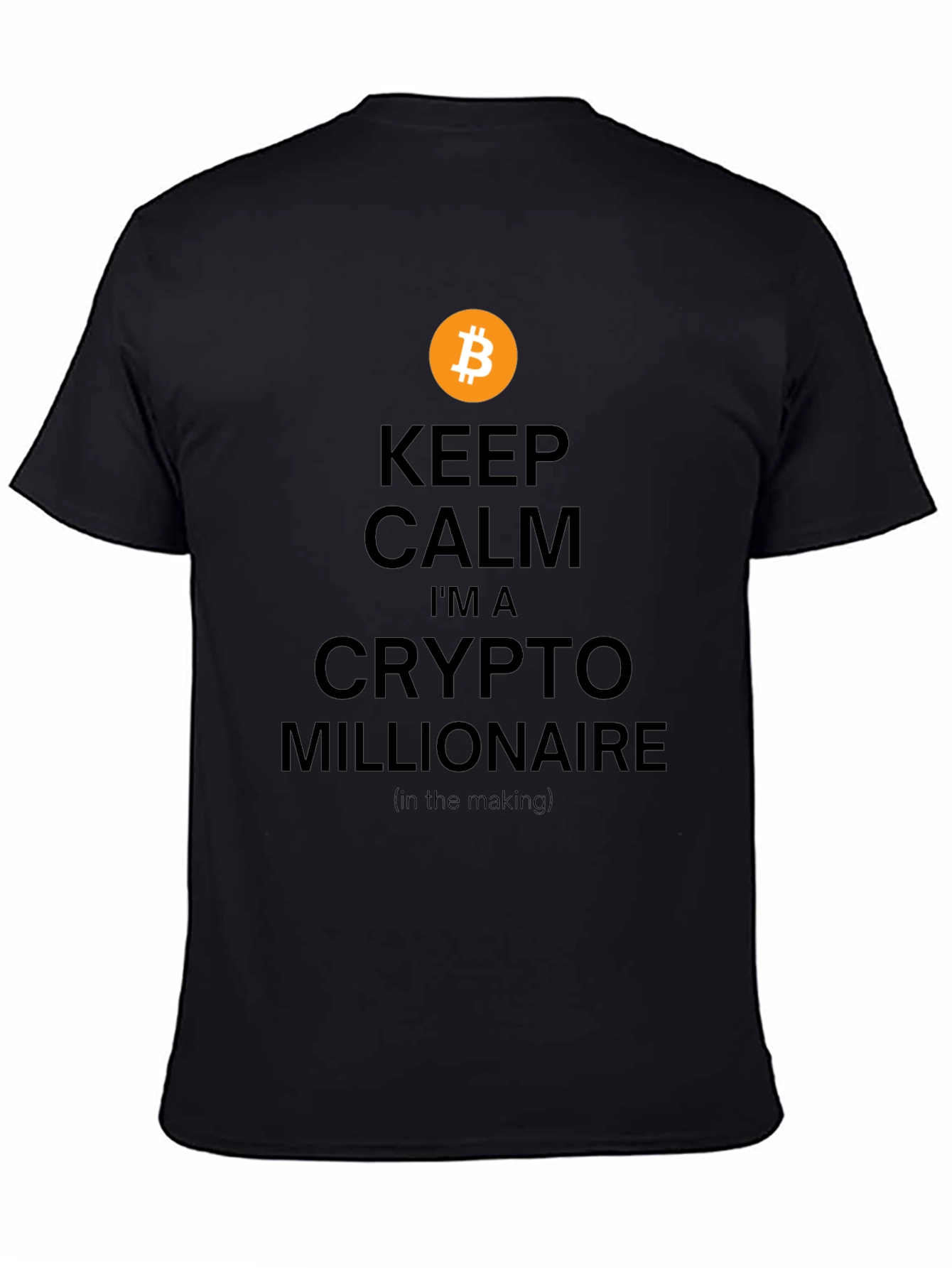 Bitcoin Crypto Millionaire T-Shirt - Keep Calm Style