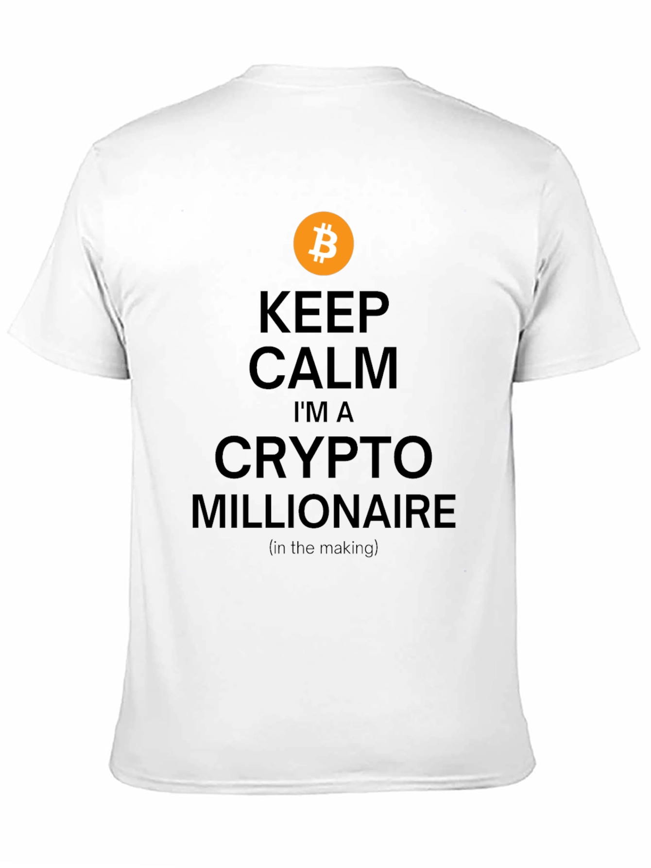 Bitcoin Crypto Millionaire T-Shirt - Keep Calm Style