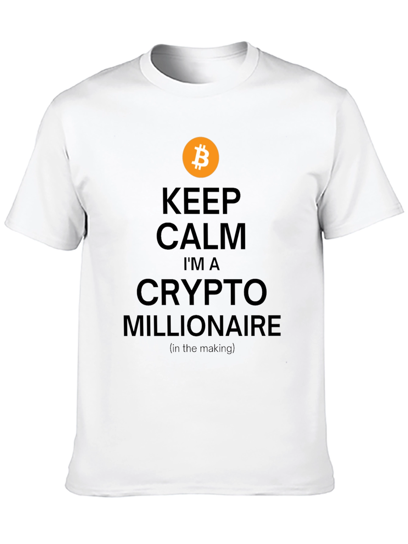 Bitcoin Crypto Millionaire T-Shirt - Keep Calm Style