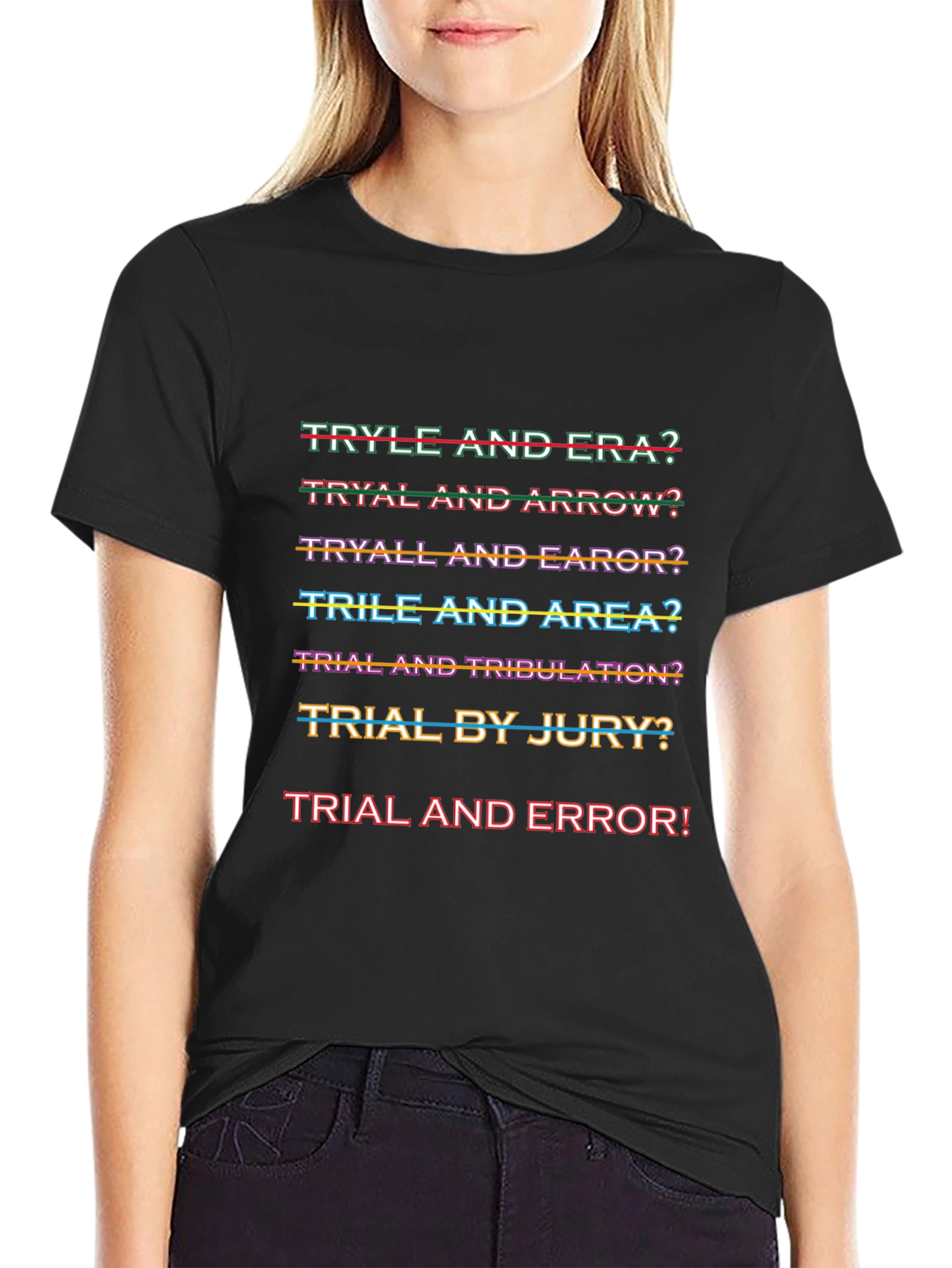 Trial and Error Graphic Tee