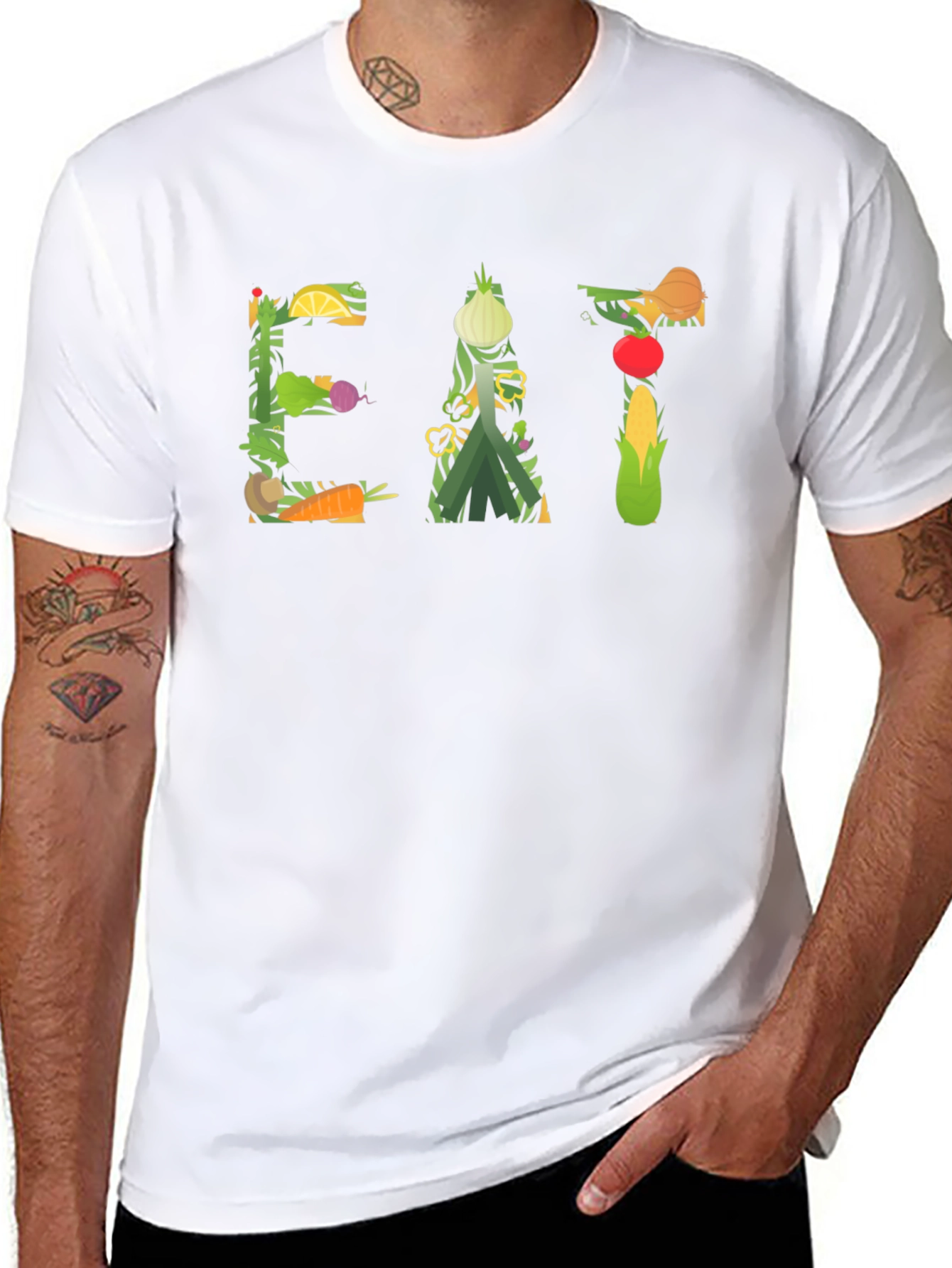 Eat Your Veggies T-Shirt | Vegan Nutrition Tee