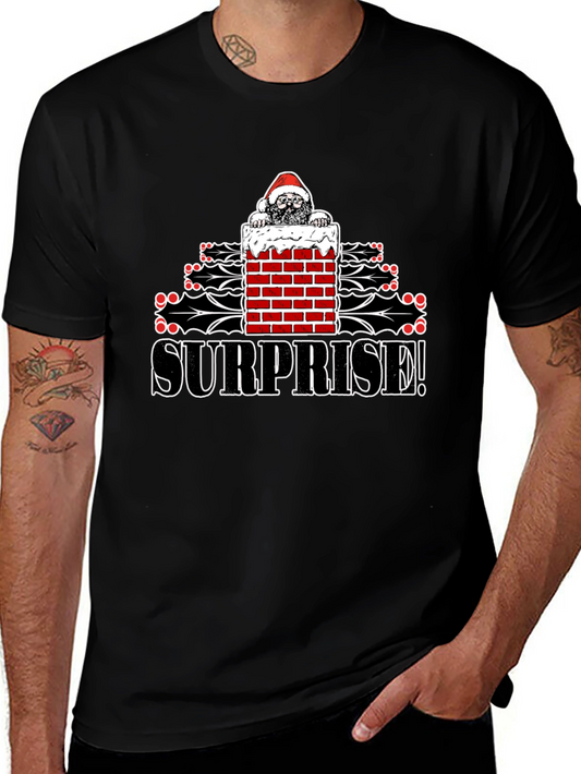 Surprise Santa T-Shirt - Holiday Gift