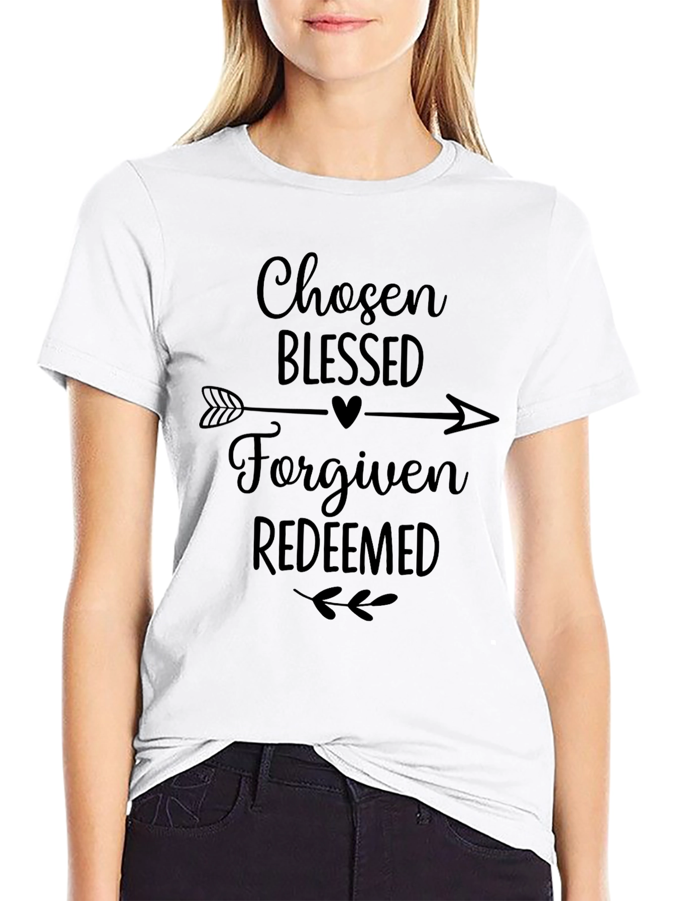 Chosen Blessed Forgiven Tee
