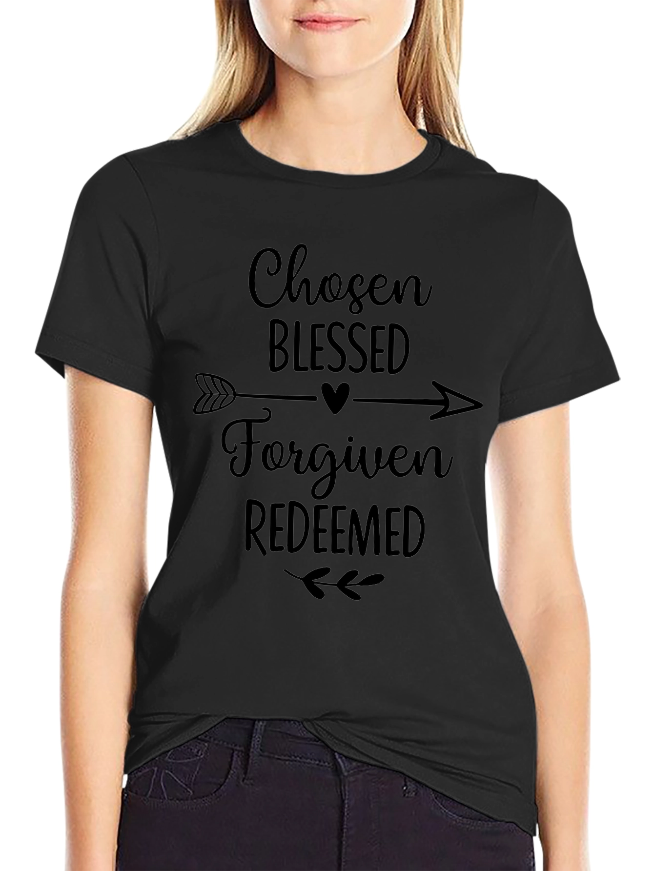 Chosen Blessed Forgiven Tee