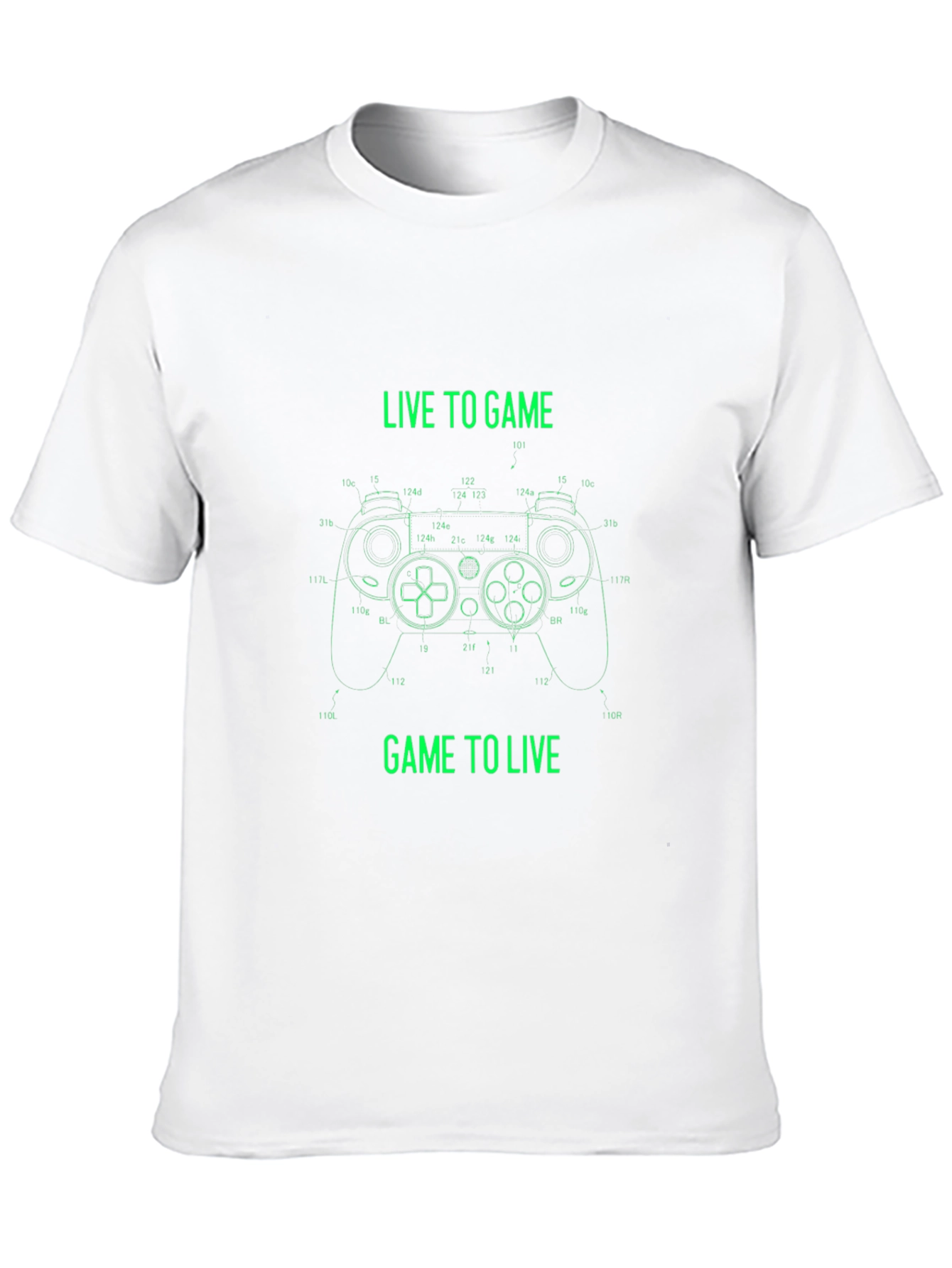Live to Game Black T-Shirt