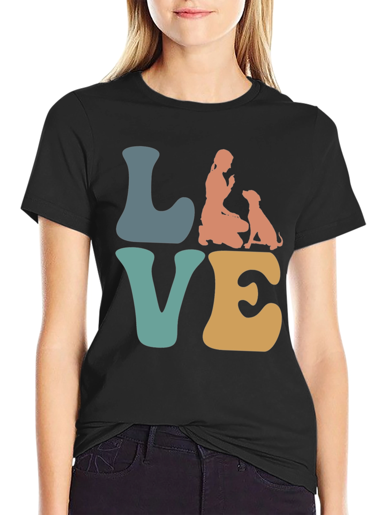 Love Dog T-Shirt Pet Lover Tee