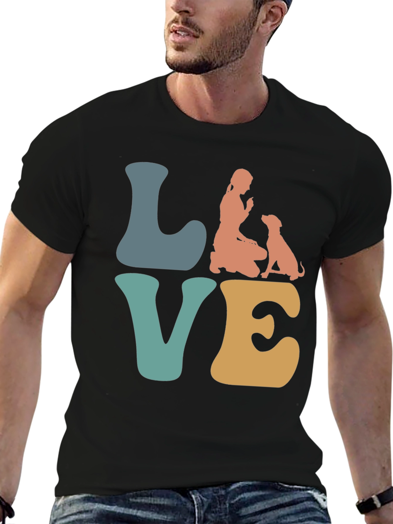 Love Dog T-Shirt Pet Lover Tee