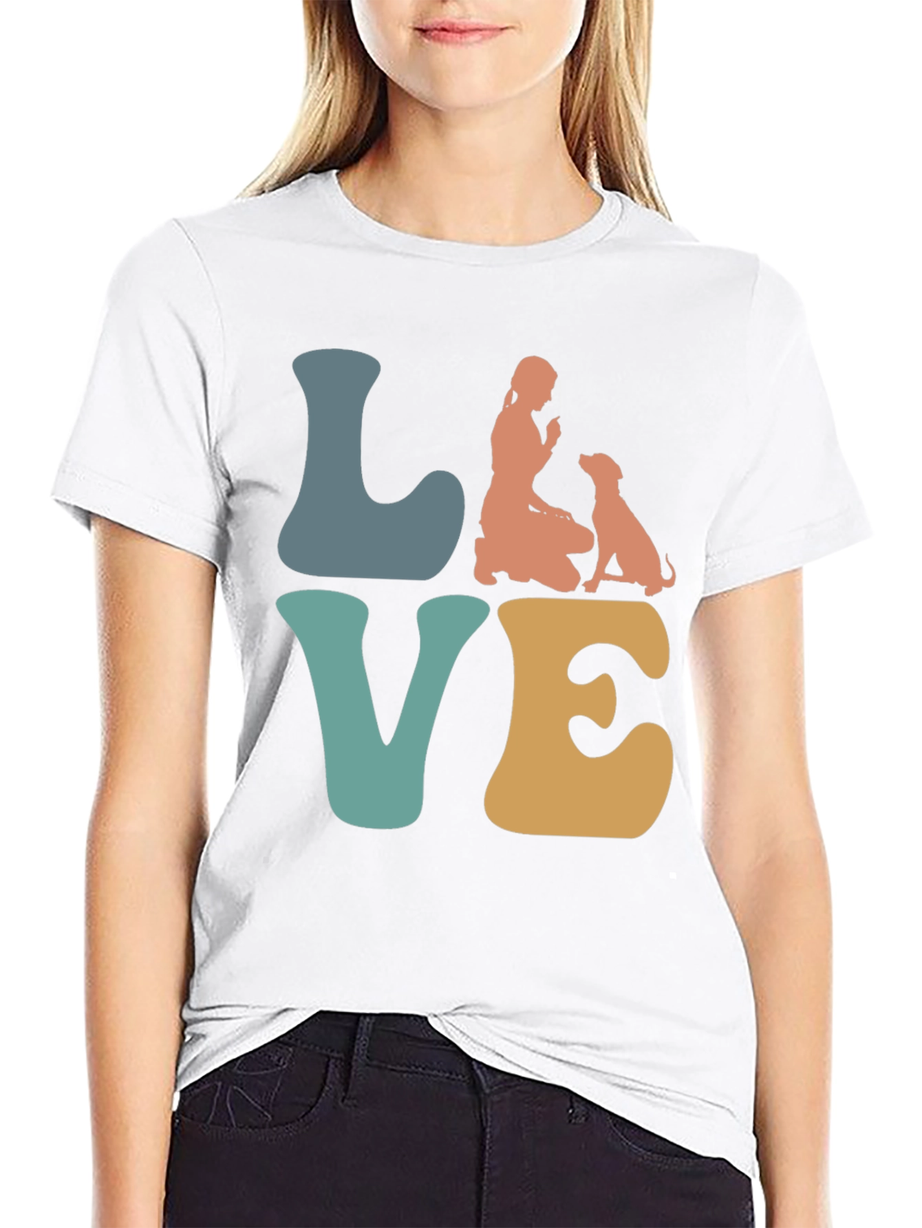 Love Dog T-Shirt Pet Lover Tee