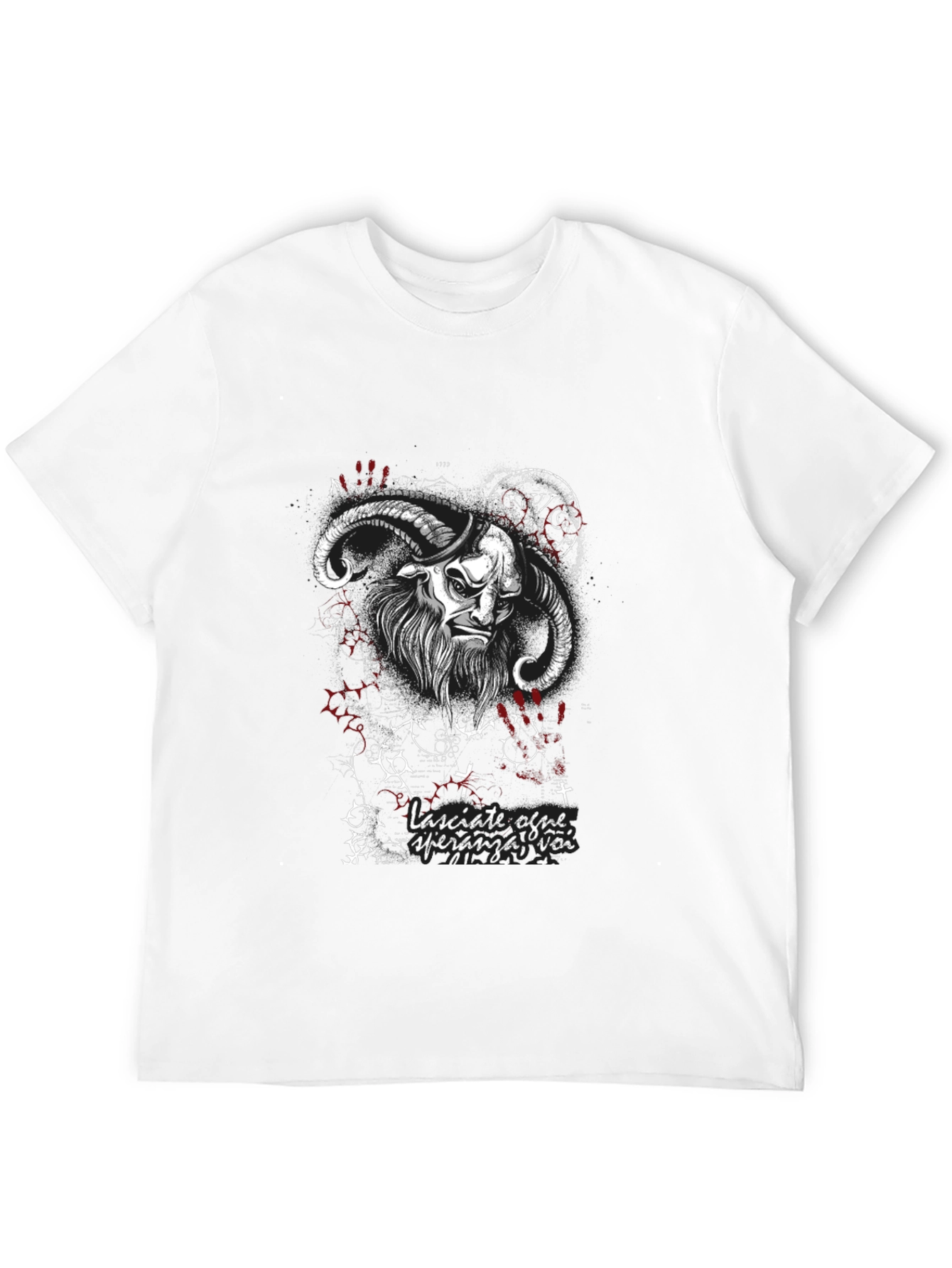 Occult Goat Graphic Tee - Dark Aesthetic T-Shirt