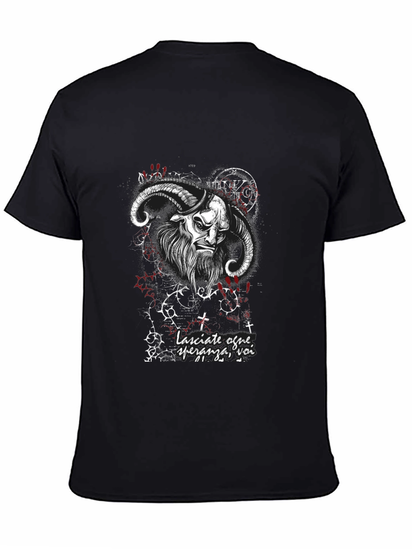 Occult Goat Graphic Tee - Dark Aesthetic T-Shirt