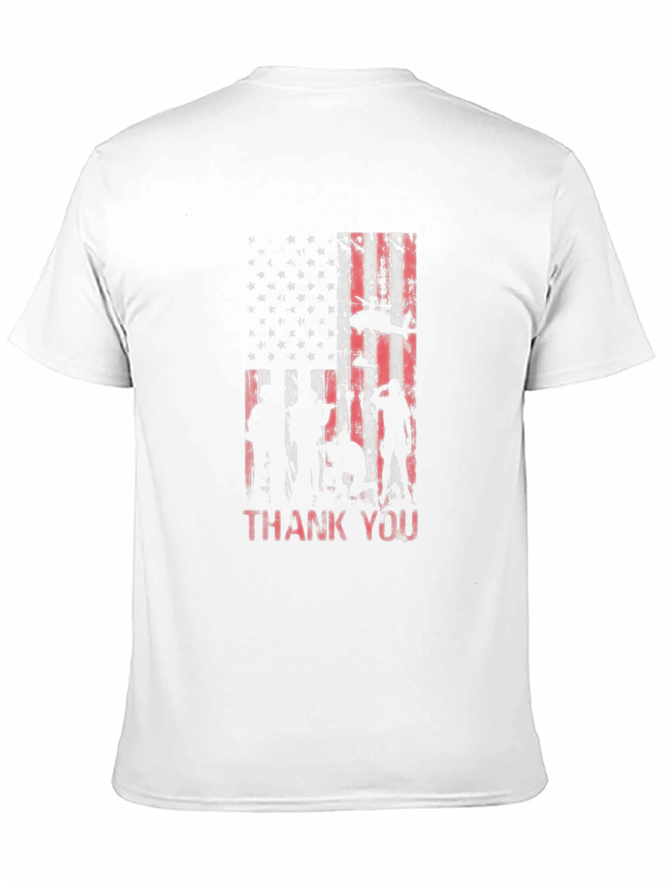 Patriotic Thank You Graphic T-Shirt
