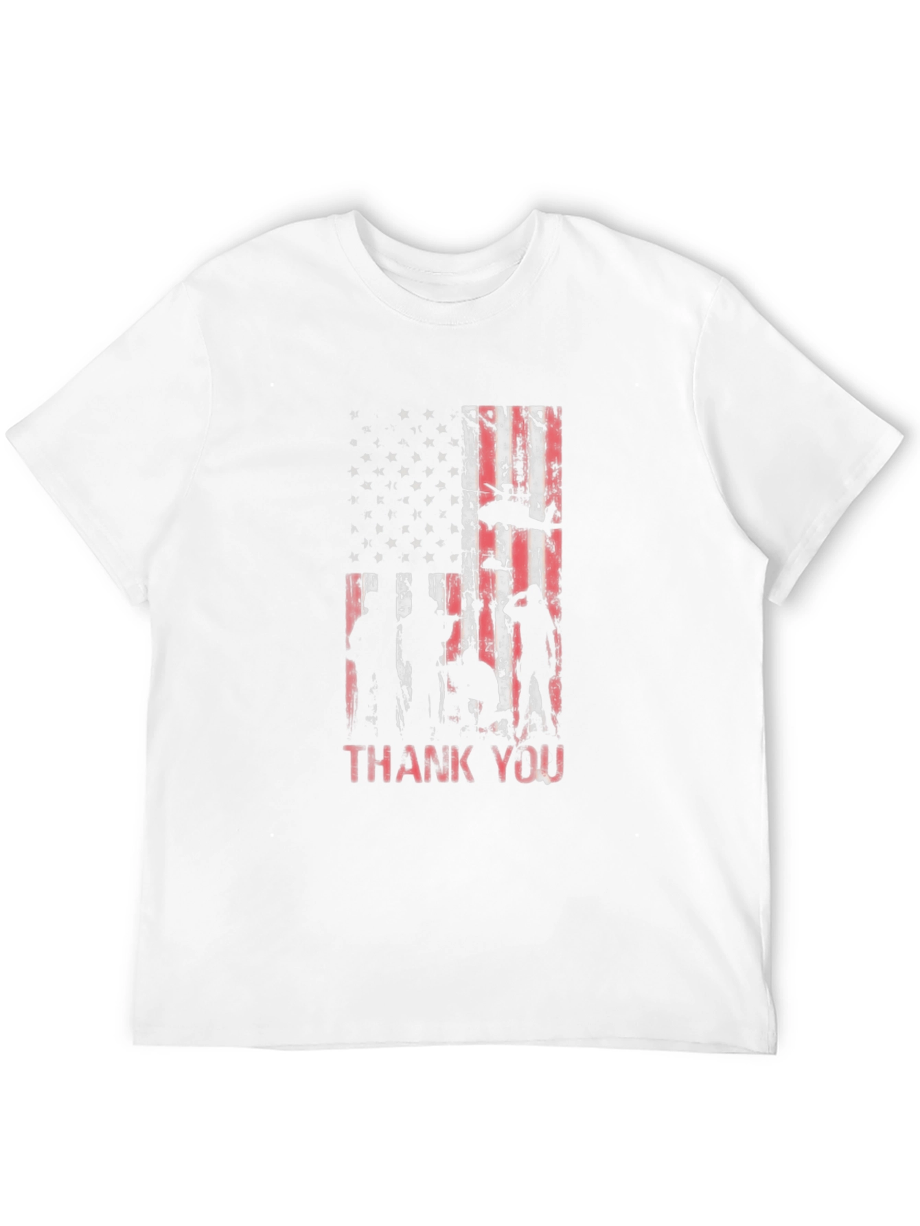 Patriotic Thank You Graphic T-Shirt