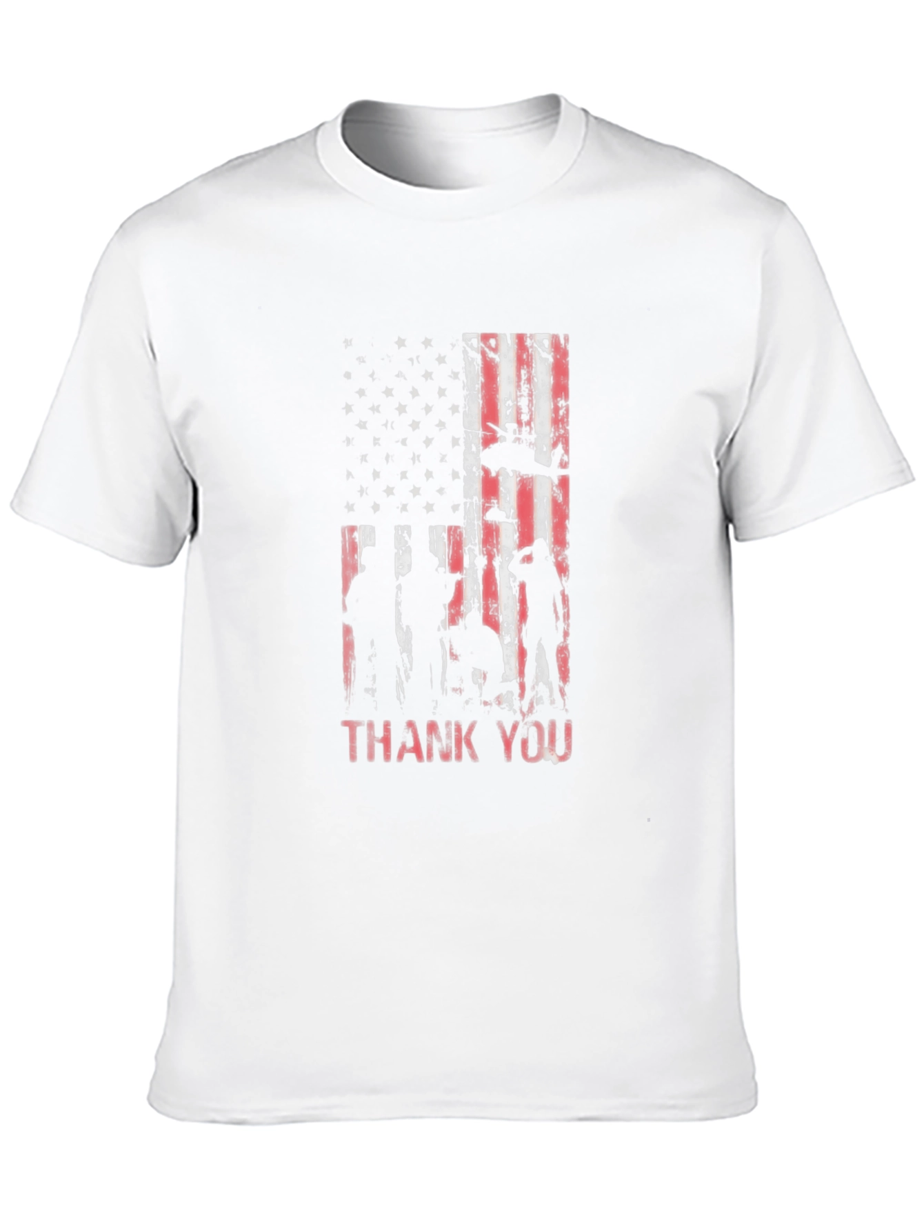Patriotic Thank You Graphic T-Shirt