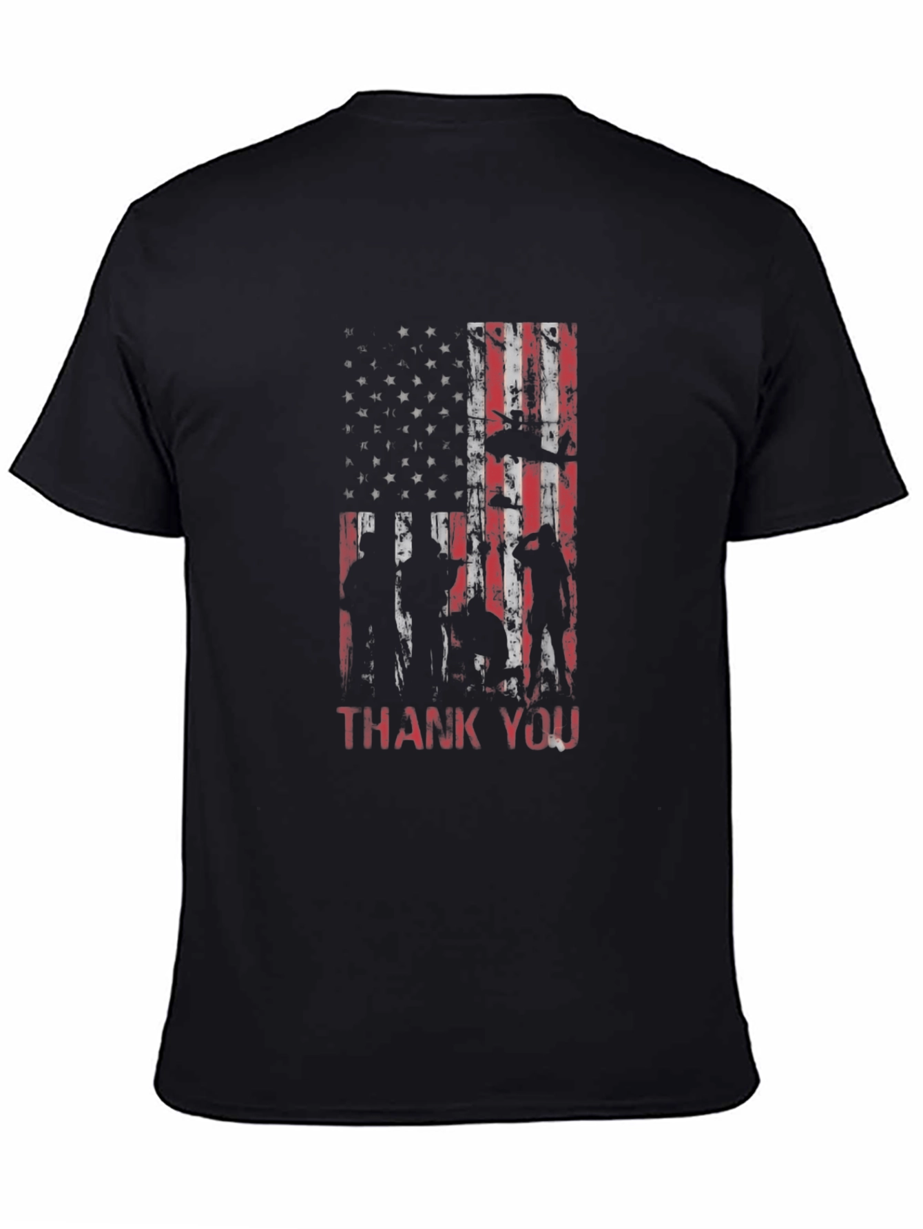 Patriotic Thank You Graphic T-Shirt