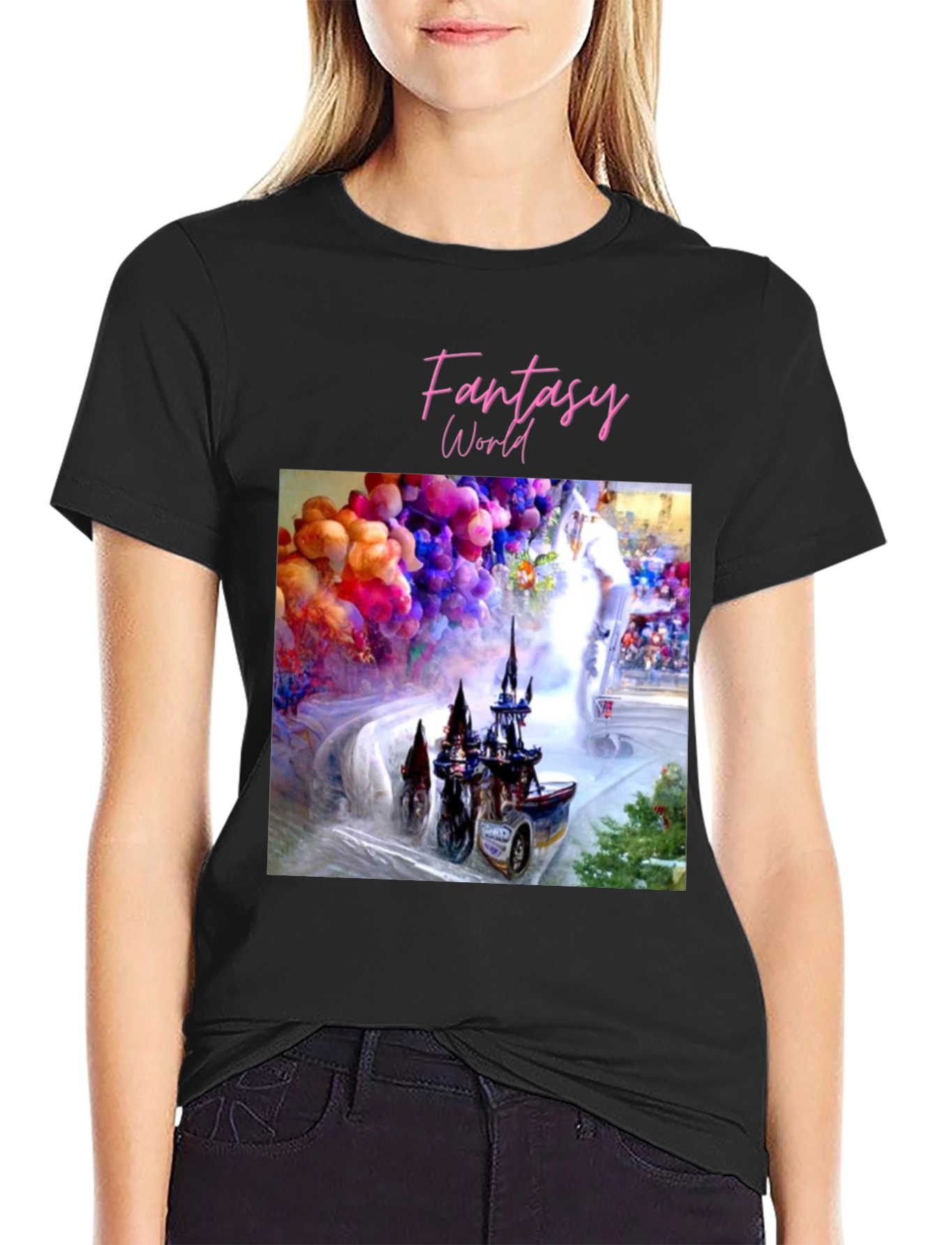 Fantasy World Graphic Tee - Unique Design