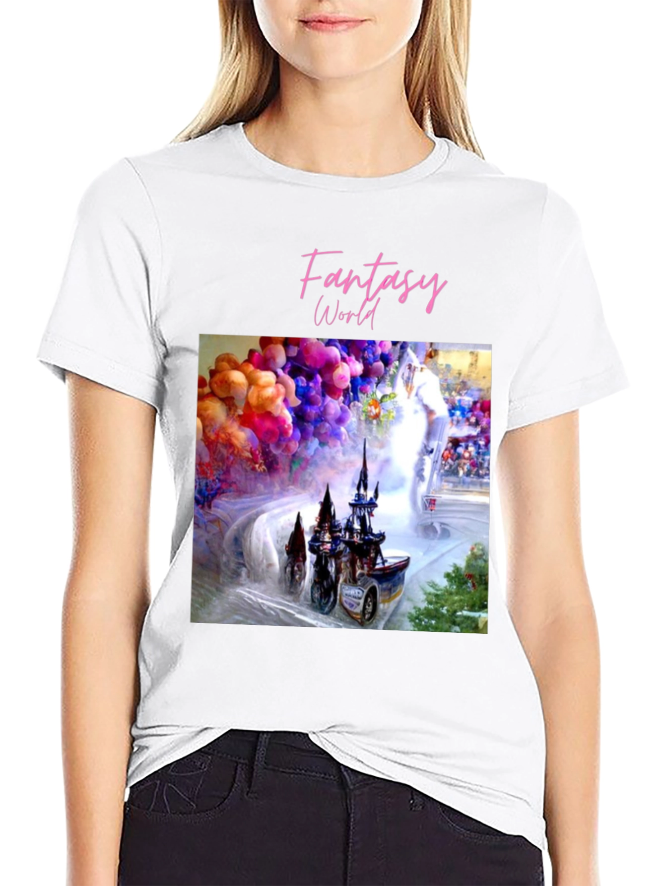 Fantasy World Graphic Tee - Unique Design