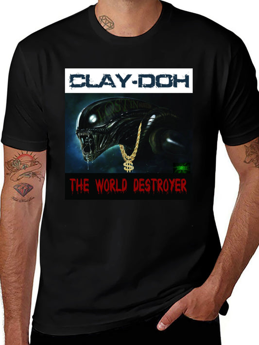 Clay-Doh The World Destroyer Graphic T-Shirt