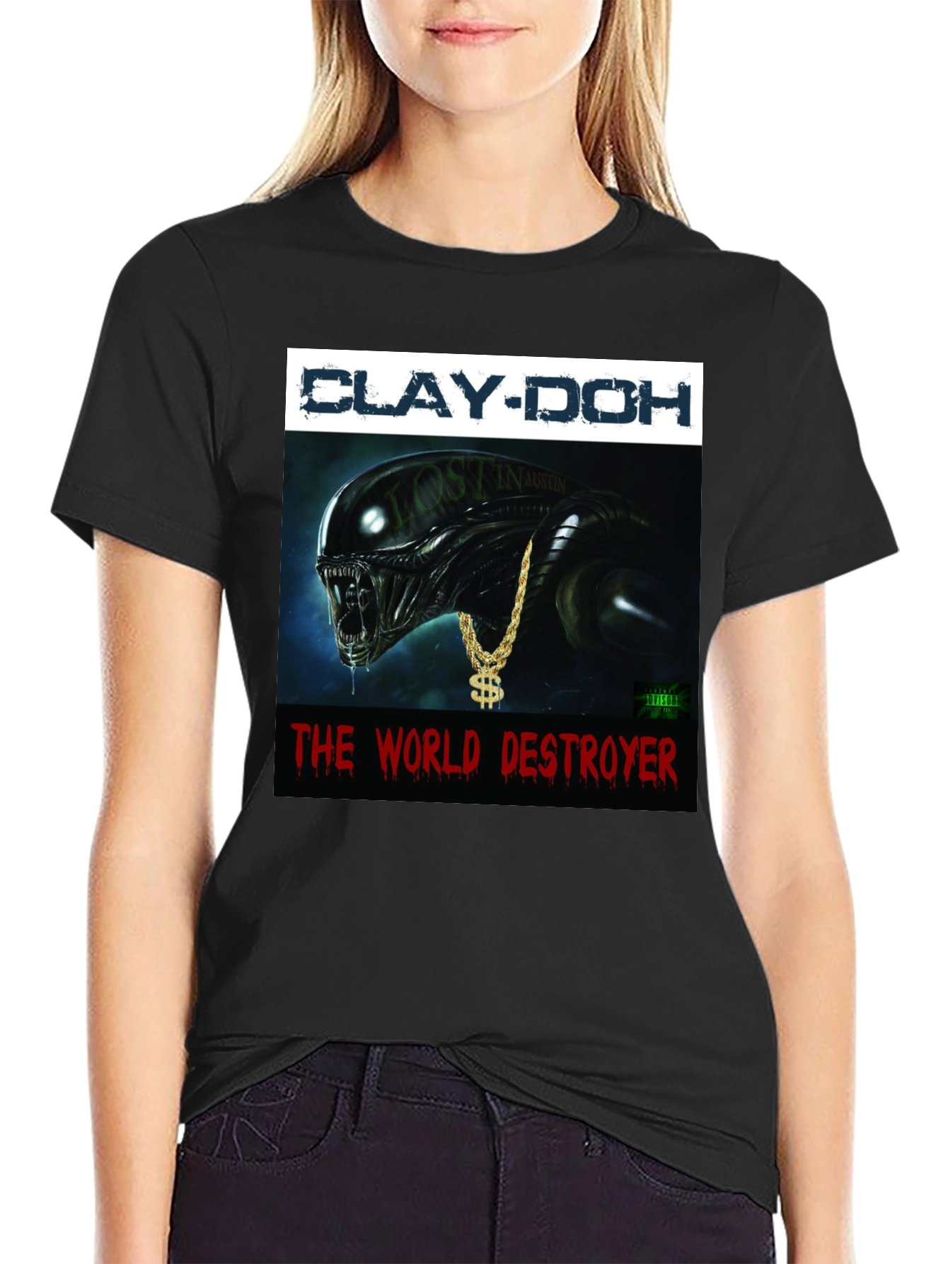 Clay-Doh The World Destroyer Graphic T-Shirt