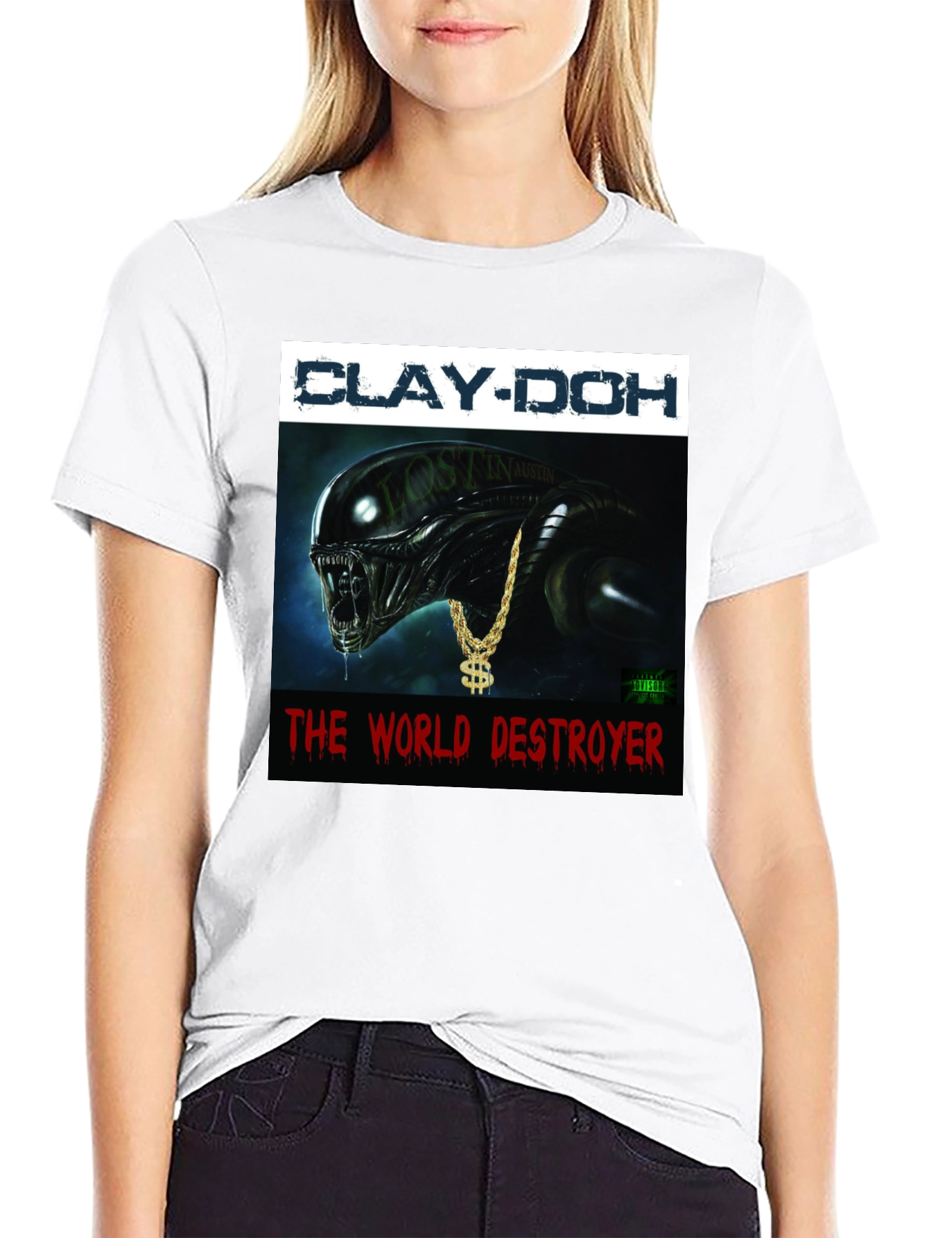 Clay-Doh The World Destroyer Graphic T-Shirt