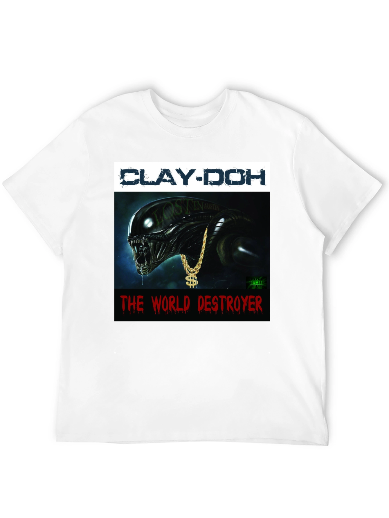 Clay-Doh The World Destroyer Graphic T-Shirt
