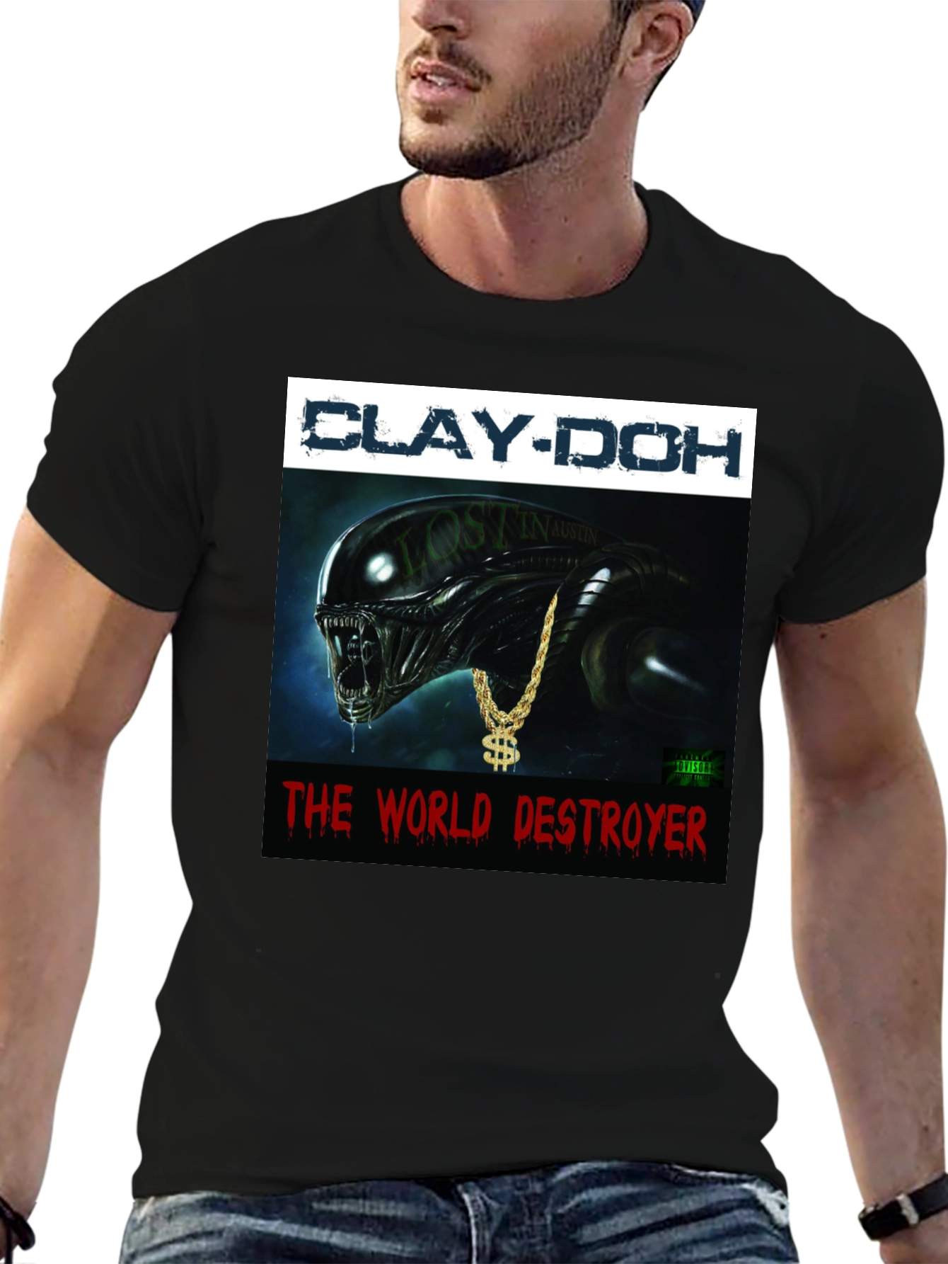 Clay-Doh The World Destroyer Graphic T-Shirt