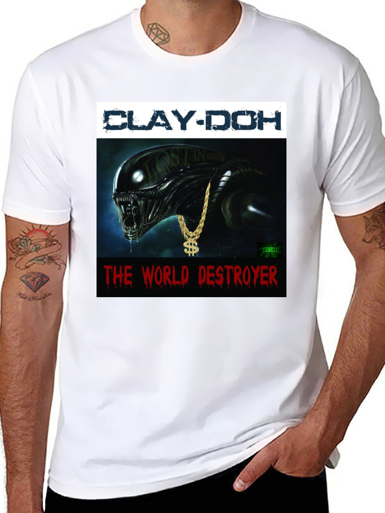 Clay-Doh The World Destroyer Graphic T-Shirt