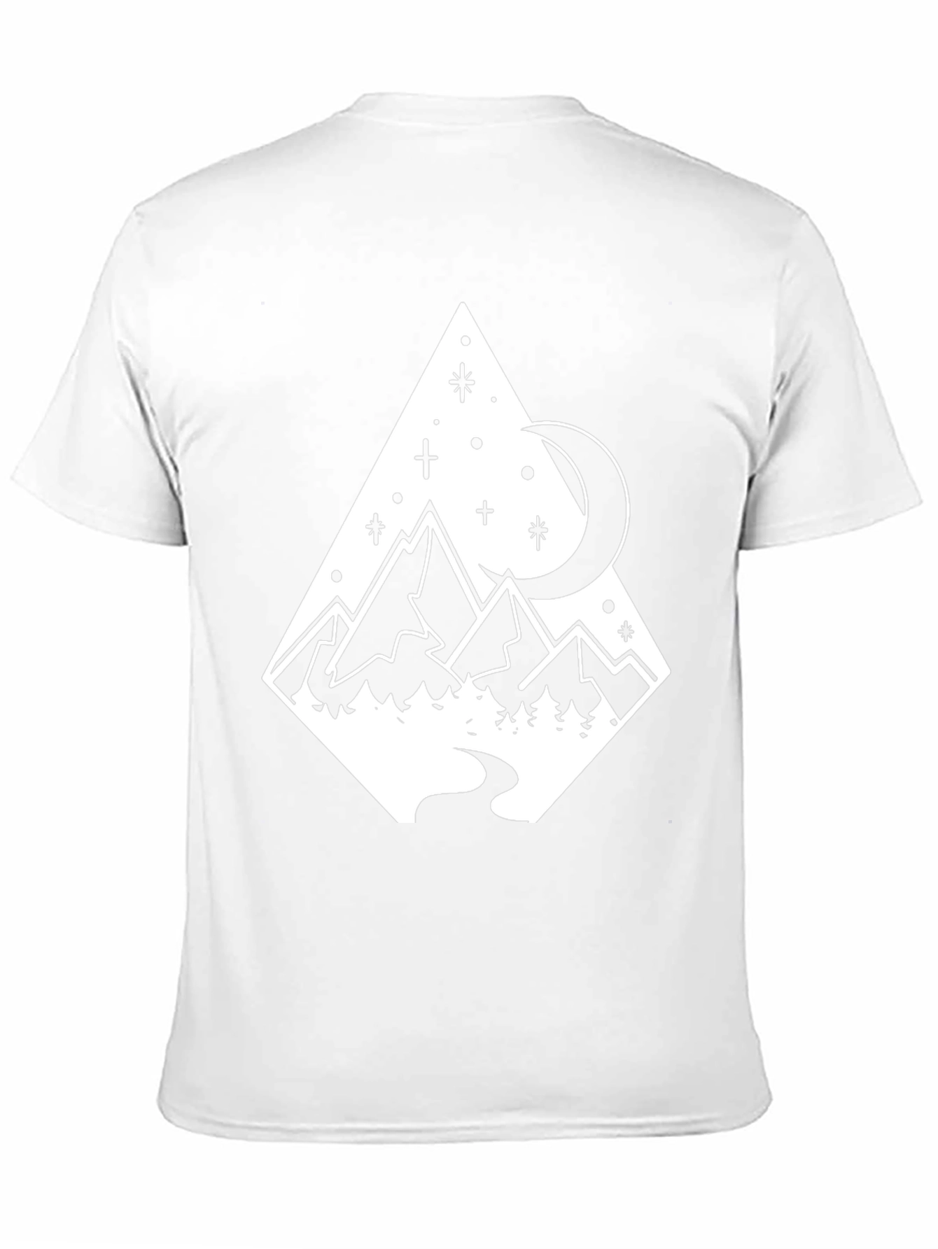 Mountain Moon Graphic Tee - Nature Lover T-Shirt