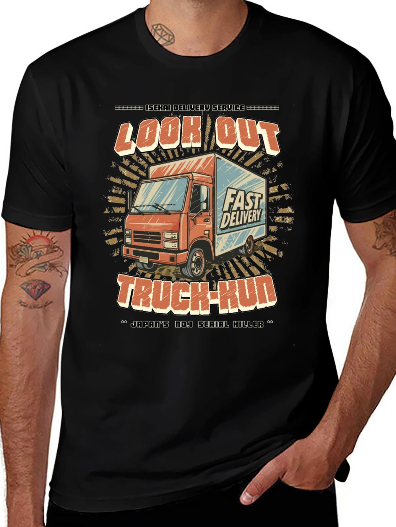 Isekai Delivery Service Graphic Tee