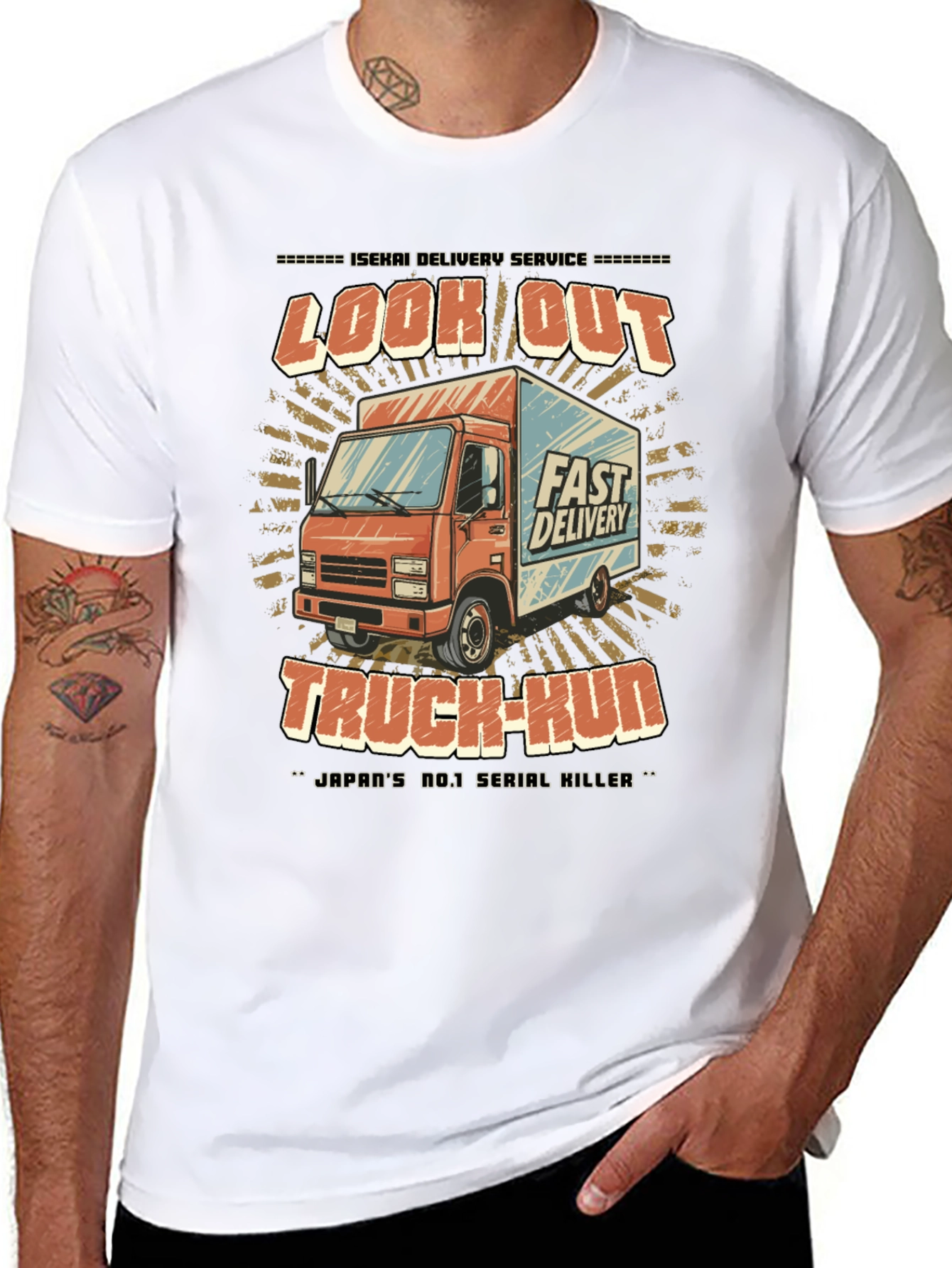 Isekai Delivery Service Graphic Tee